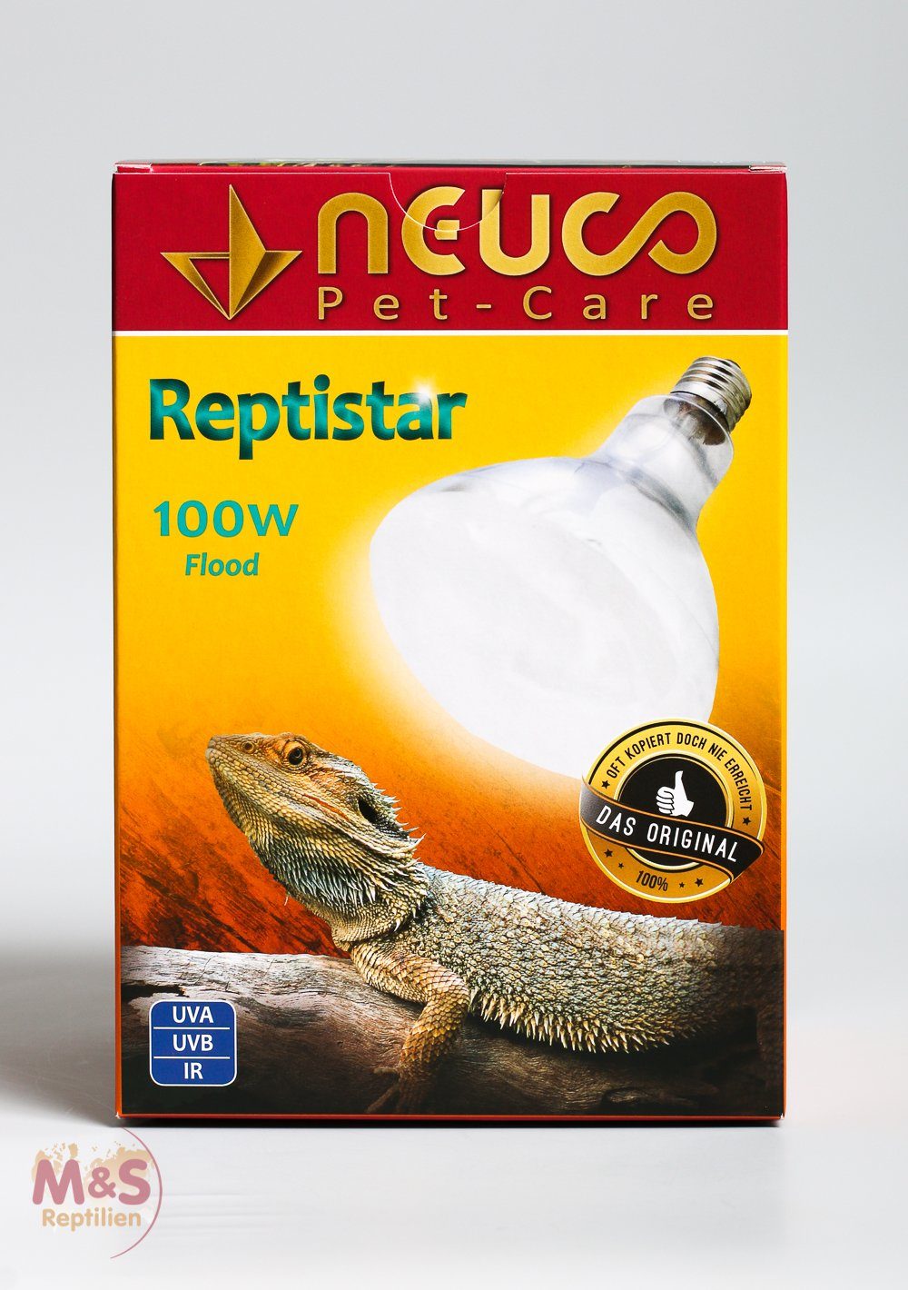 M&S Reptilien Terrarium NEUCO Reptistar (UVLampe) 100 Watt Flood
