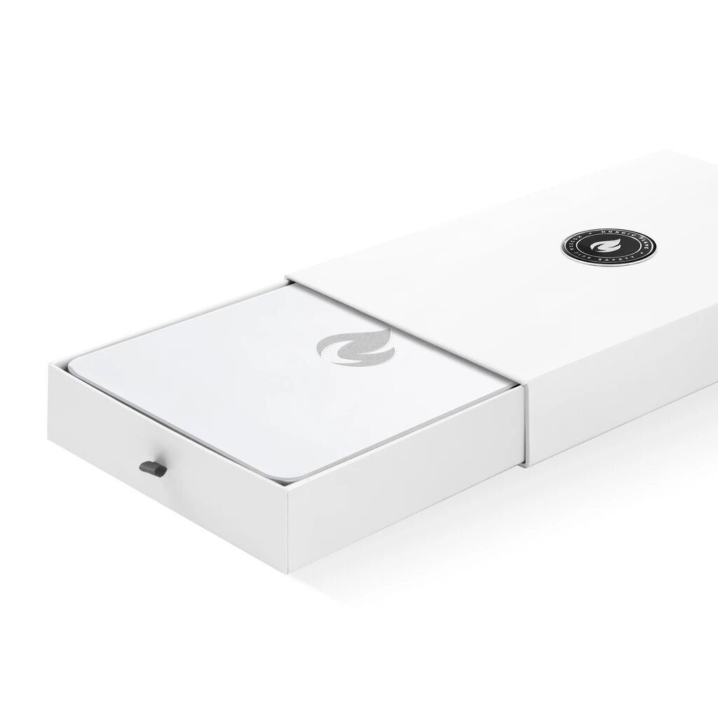 Nordic Flame Dekoobjekt Löschdecke weiß, 120x120cm