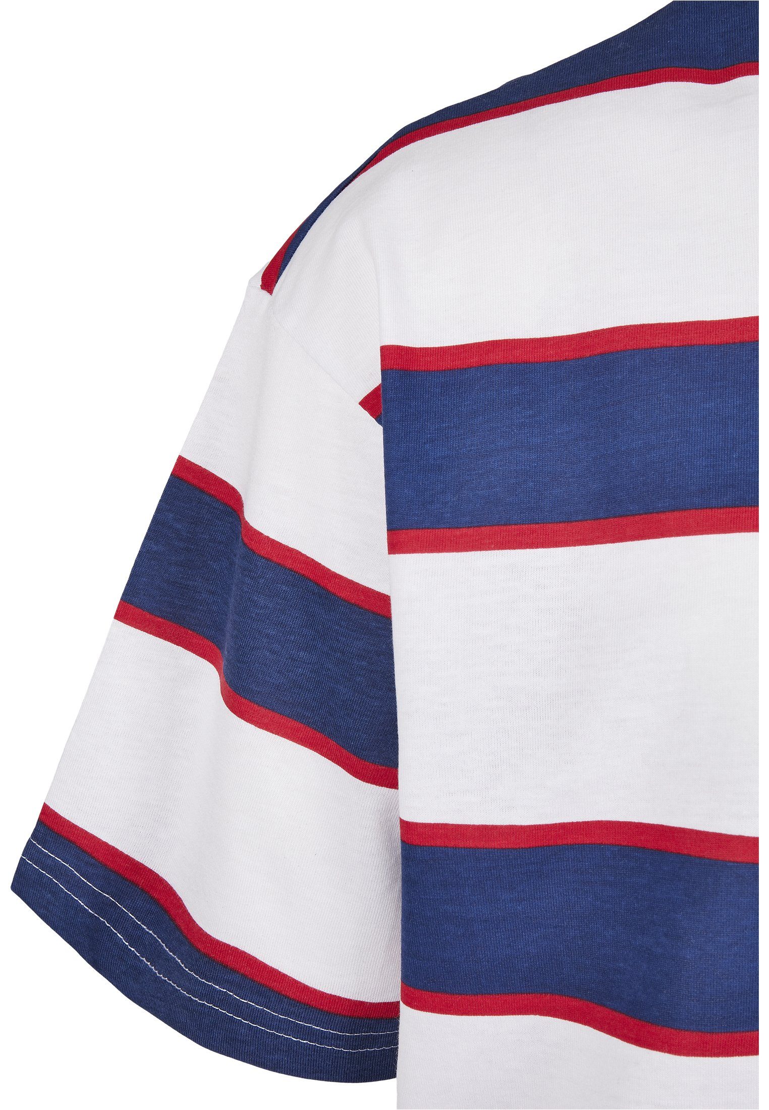 Starter T-Shirt Herren Starter (1-tlg) Logo Tee white/blue Striped
