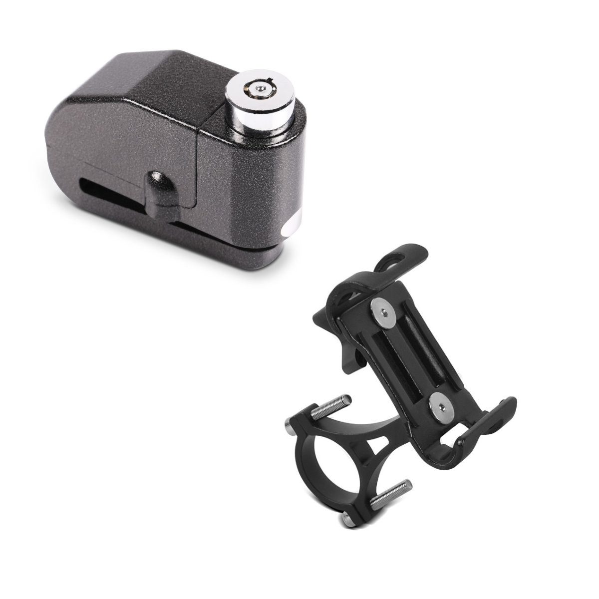 Motea Sitzbank Set Bremsscheibenschloss + Smartphonehalter S2