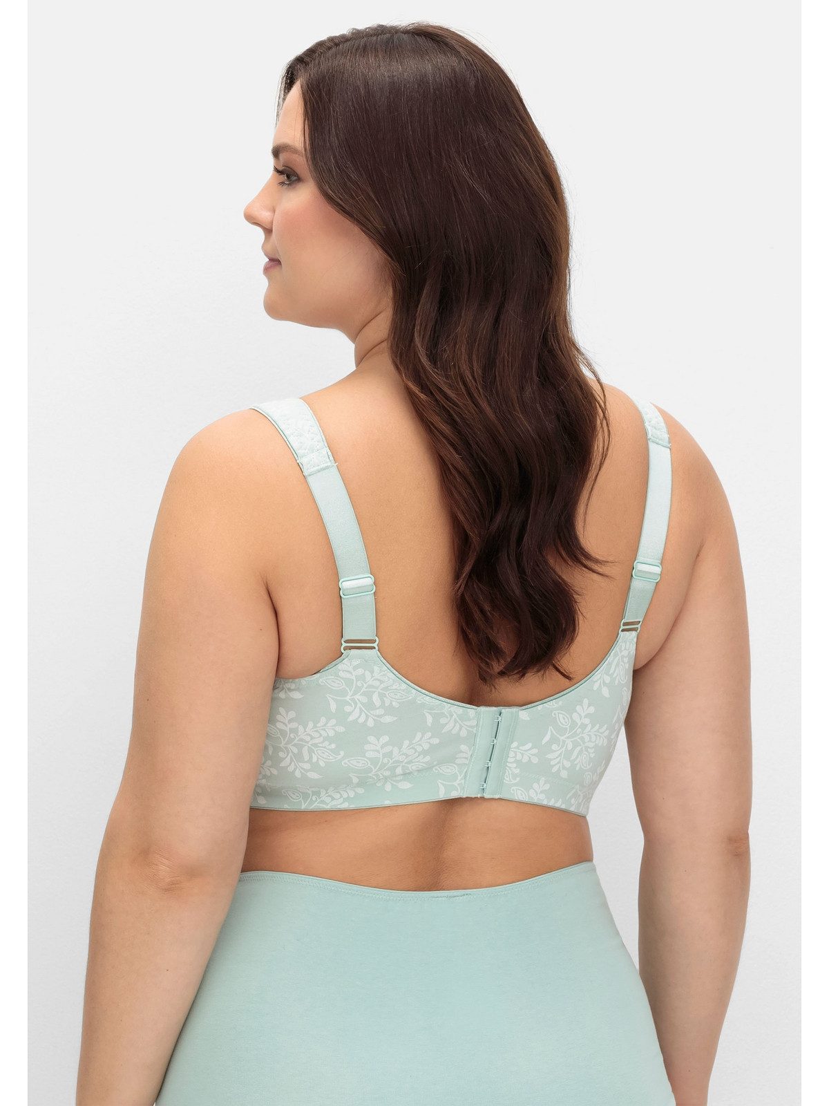 Sheego Entlastungs-BH Große Größen ohne Bügel, als 2er Pack in floral und uni