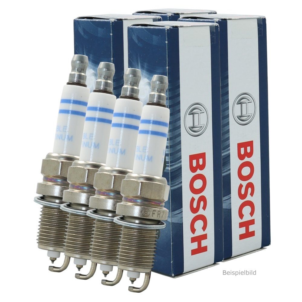 Bosch Automotive Zündkerze 4x Zündkerze entstört FR7DC, (4-St), +8