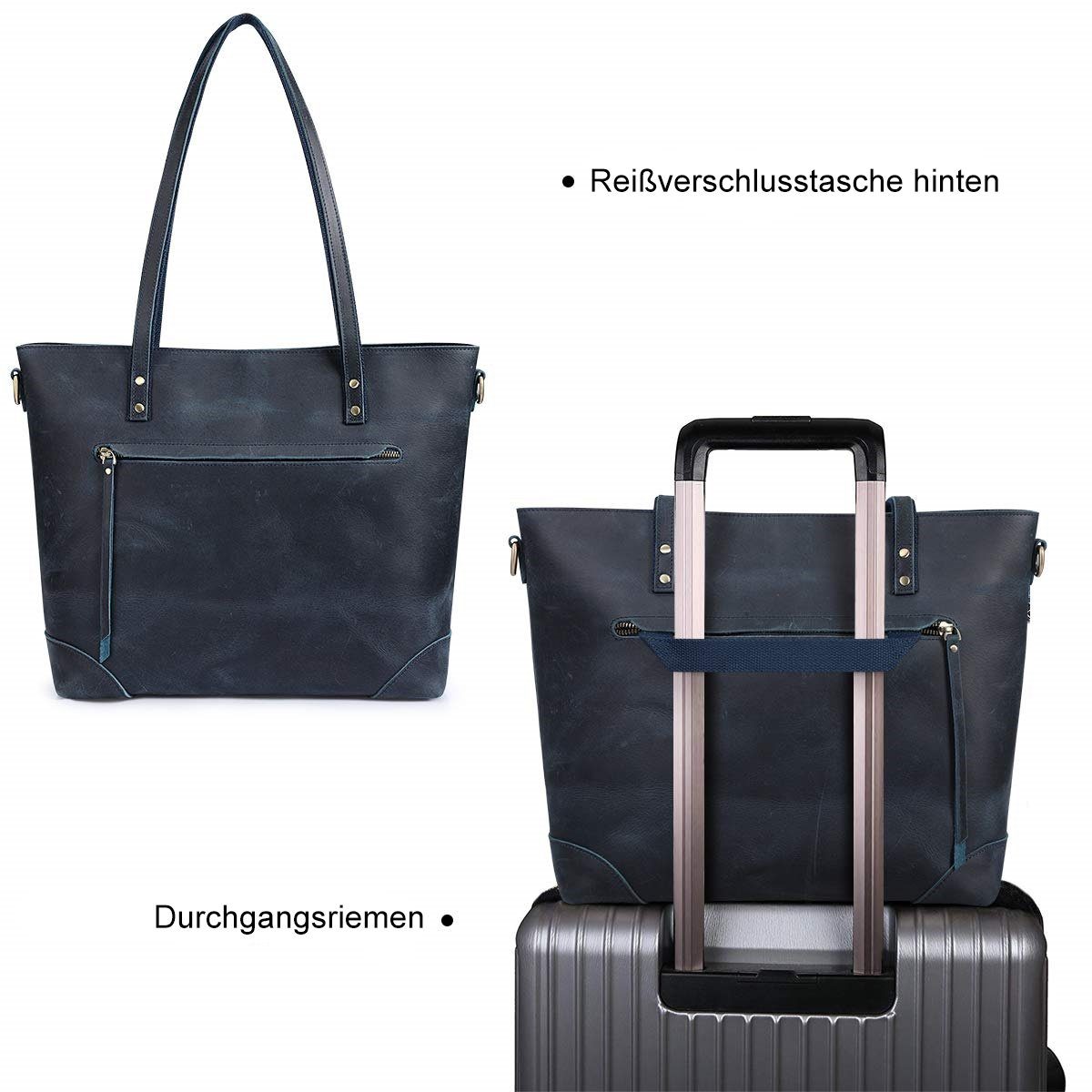 Handtasche, Messenger Schulter- Dunkelblau Geldbörse, S-ZONE Reisetasche, Bag
