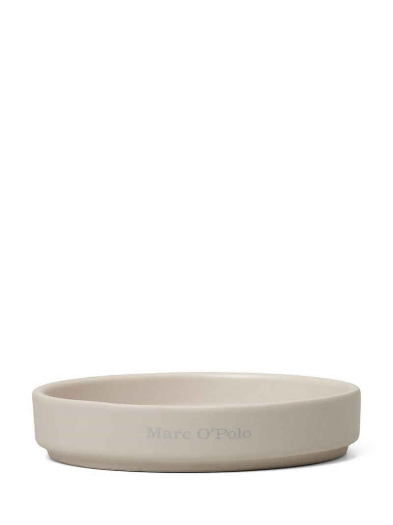 Marc O'Polo Home Seifenhalter The Wave, Breite: 11 cm, aus Porzellan mit gerippter Innenfläche, 1-St., rund