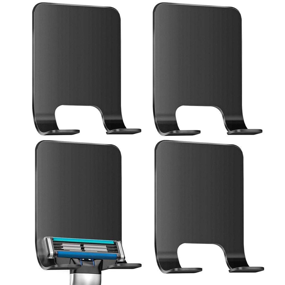 NUODWELL Wandhaken 4 Stück Rasierer Halterung Dusche Selbstklebend Haken, R günstig online kaufen