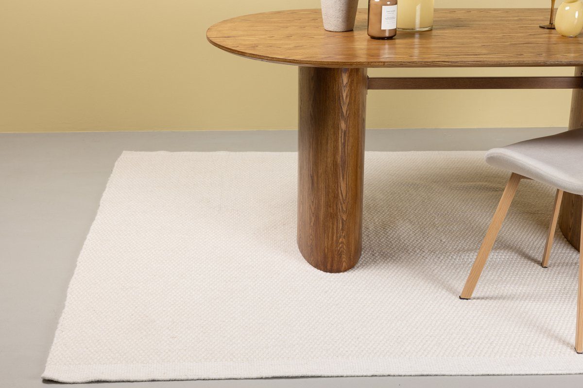 Teppich VILMA - moderner Teppich aus cm, Wolle Off 10 schöner mm, Musterung 160x230 White eckig, BOURGH, mit Höhe