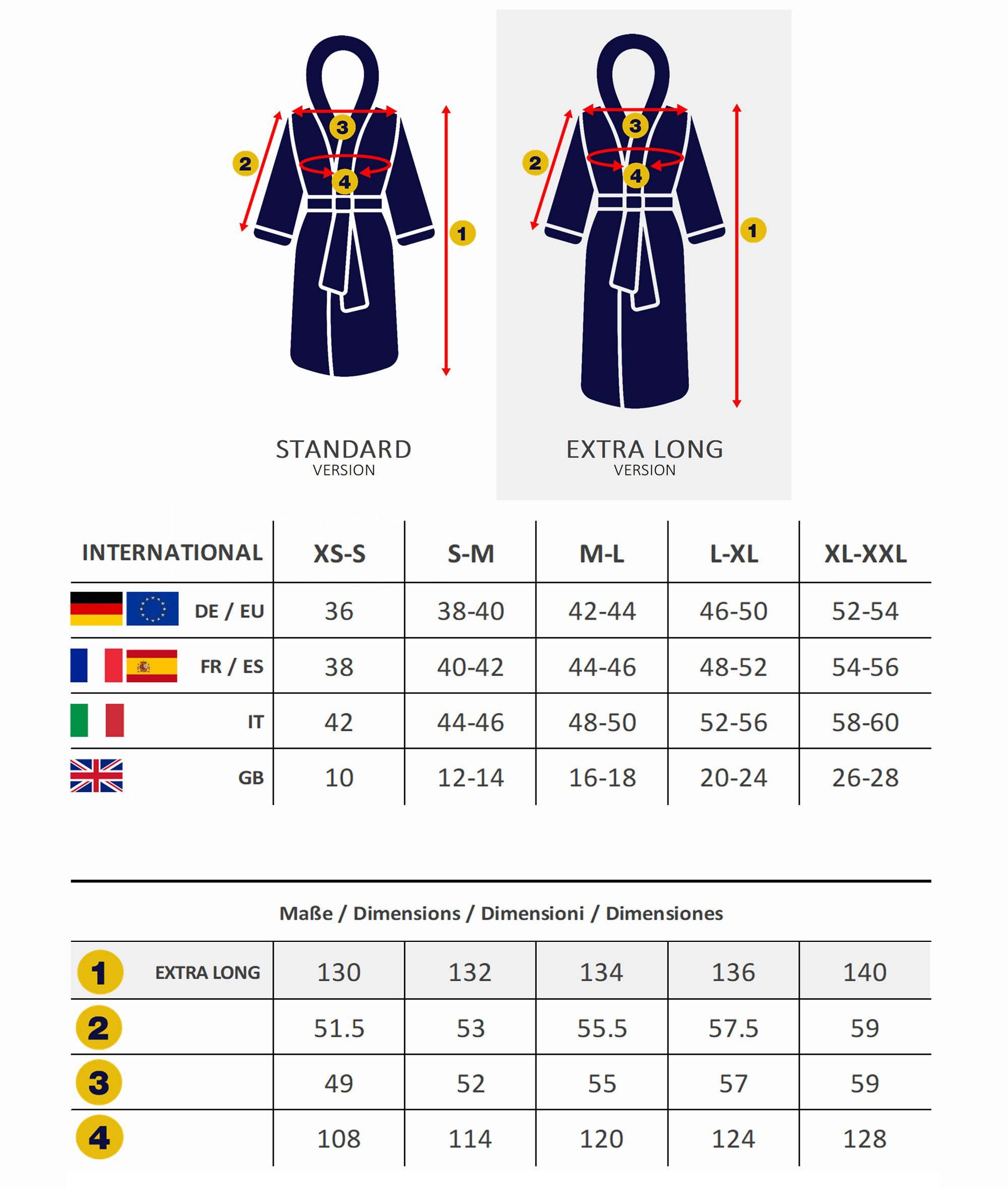 Arus Damenbademantel Pandora, 100% lang, Pflaume 100% Kapuze, Baumwolle, mit Baumwolle extra