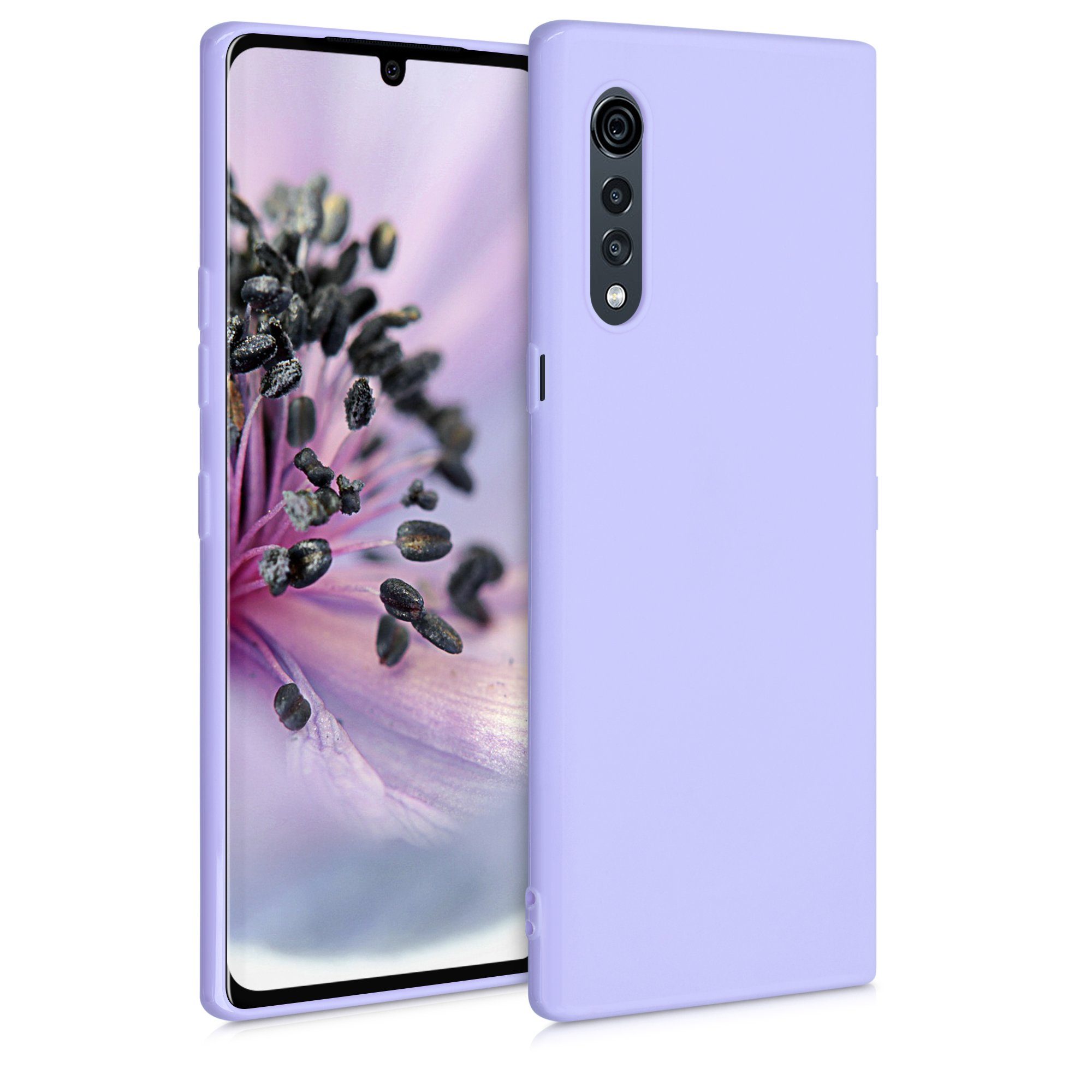 kwmobile Handyhülle Hülle für LG Velvet, Hülle Silikon - Soft Handyhülle - Handy Case Cover