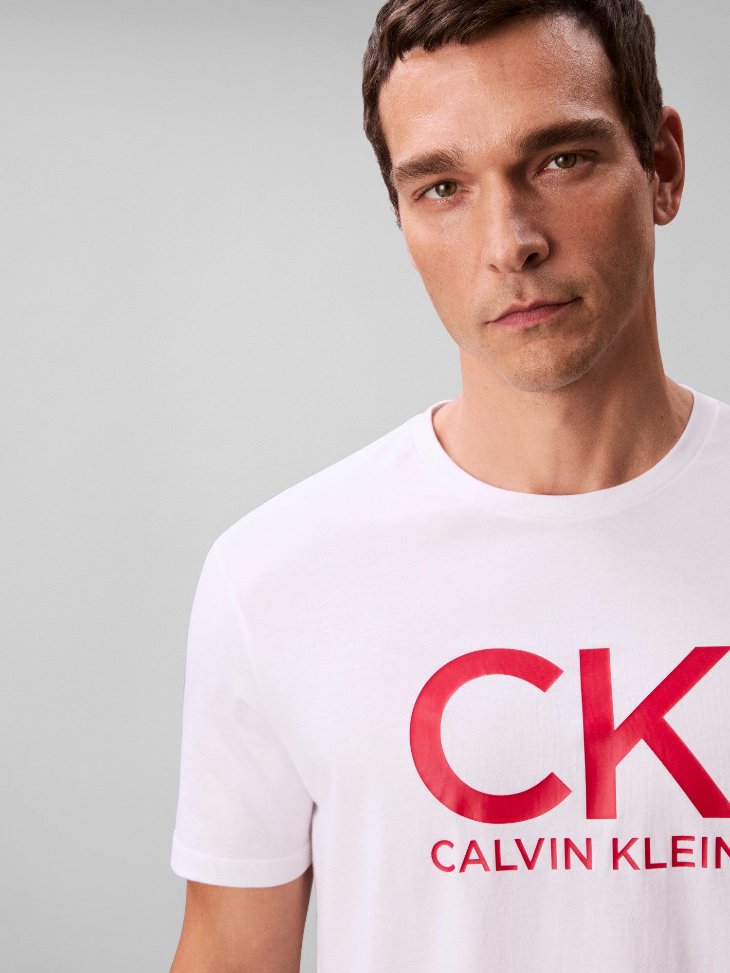 Calvin Klein Jeans T-Shirt SS 30S EU CK CALVIN GRAPHIC TEE Mit Rundhalsausschnitt, regular fit