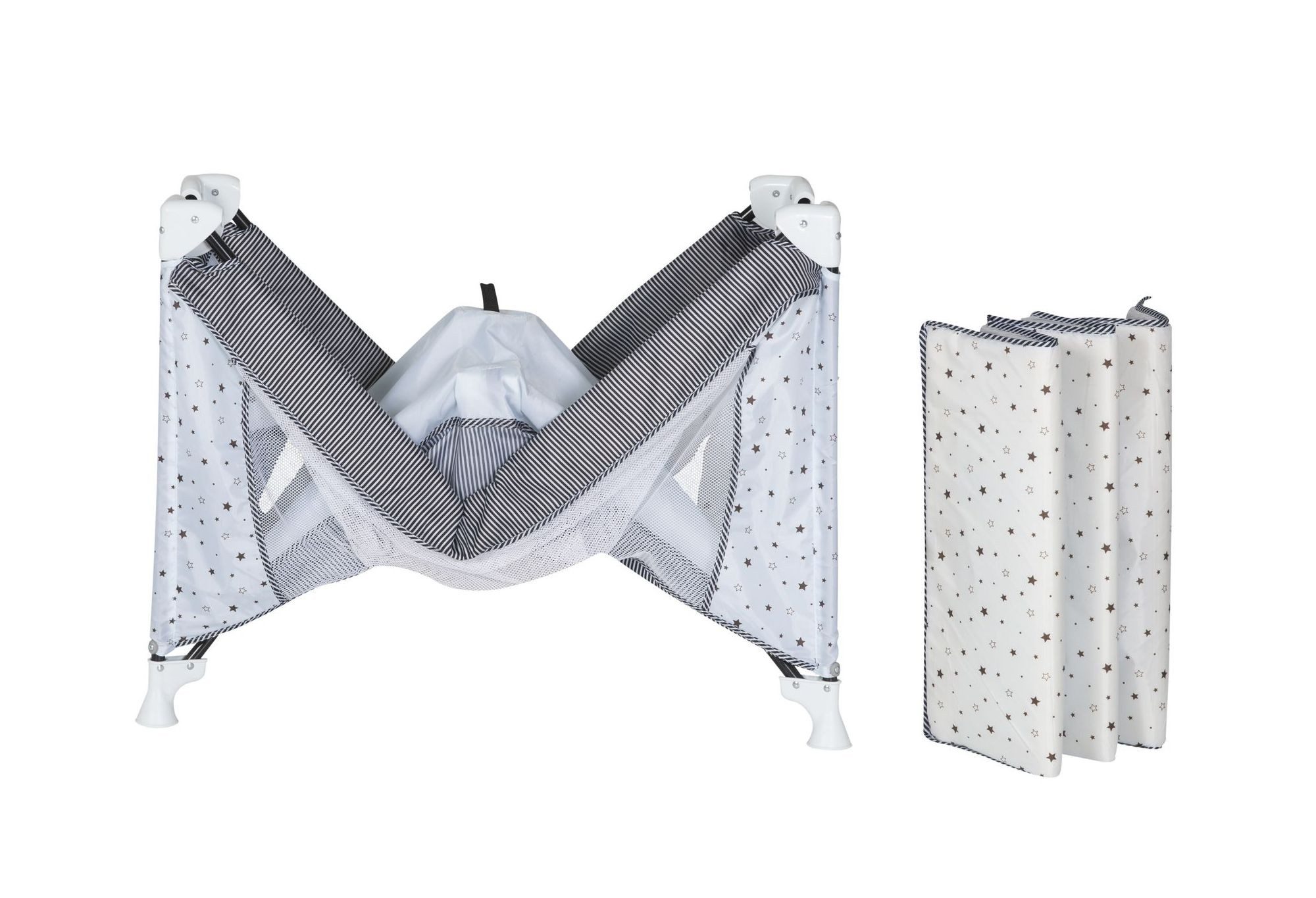 Schardt Reisebett 60x120 cm Herzchen rosa