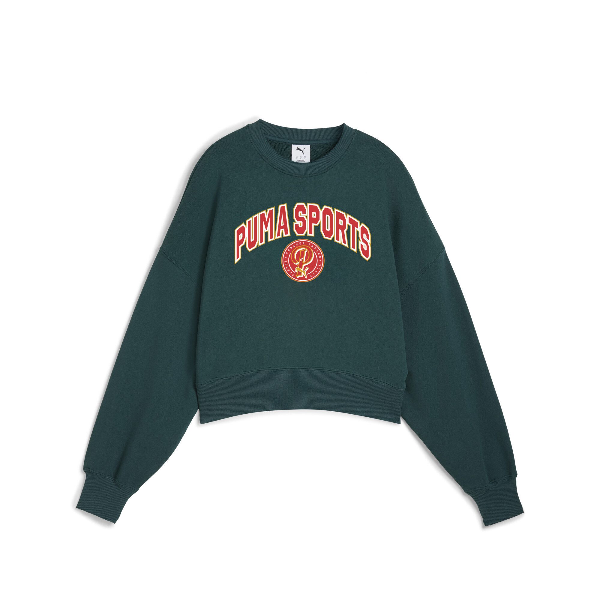 PUMA Sweatshirt Wardrobe Essentials Sports Legacy Oversized Graphic Crew