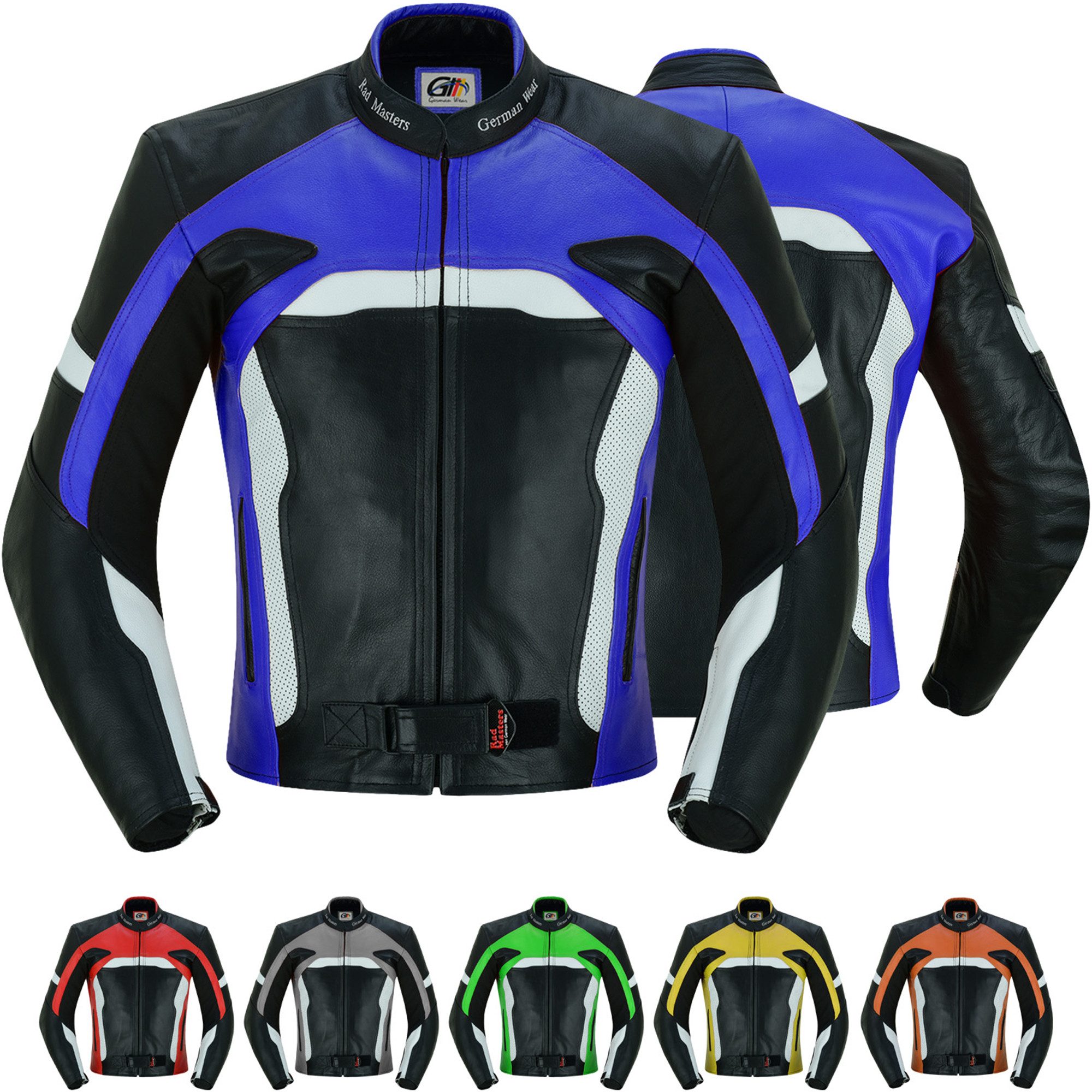 German Wear Motorradjacke GW409J Motorradjacke Büffelleder günstig online kaufen