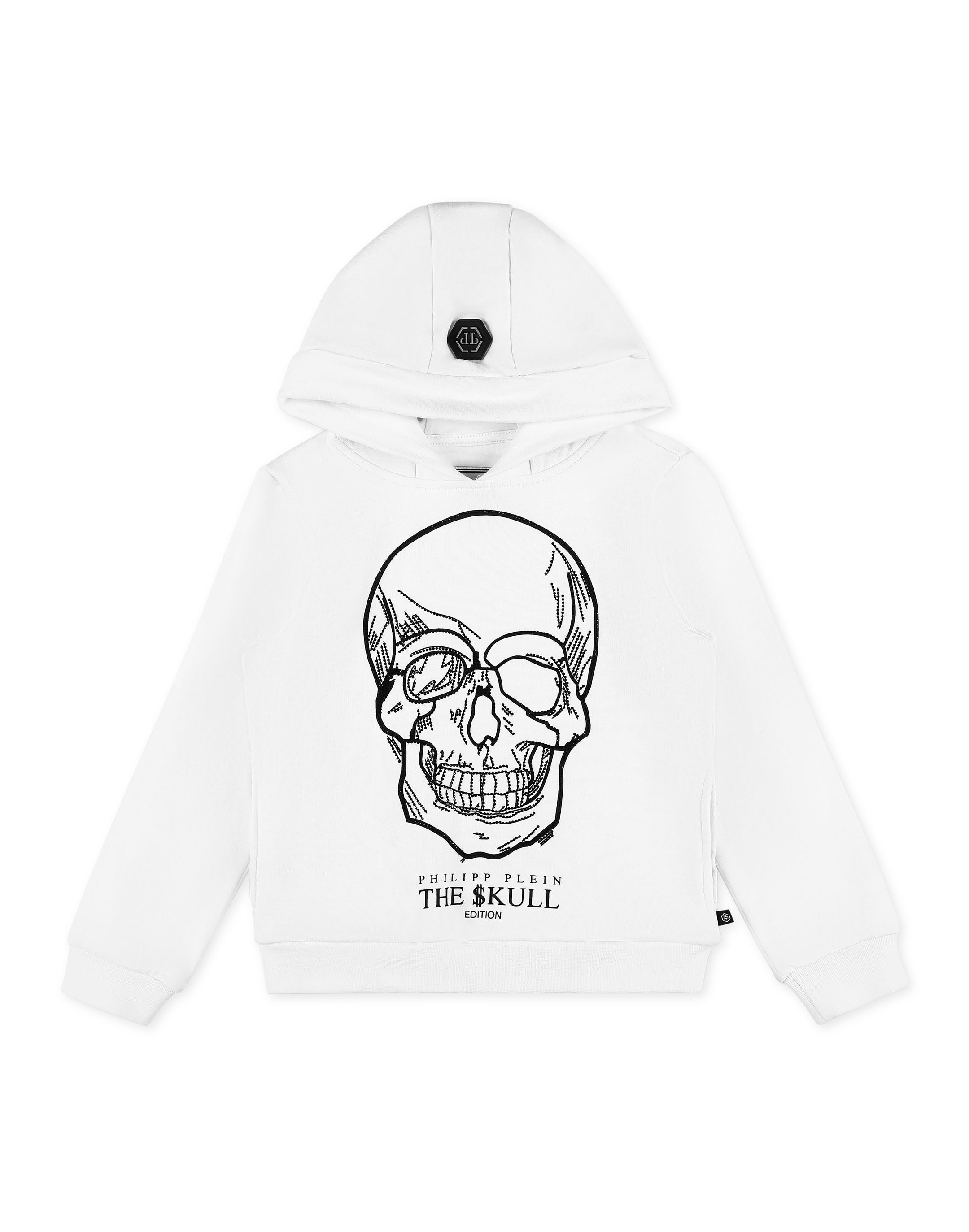 PHILIPP PLEIN Sweatshirt Hoodie sweatshirt stones Skull