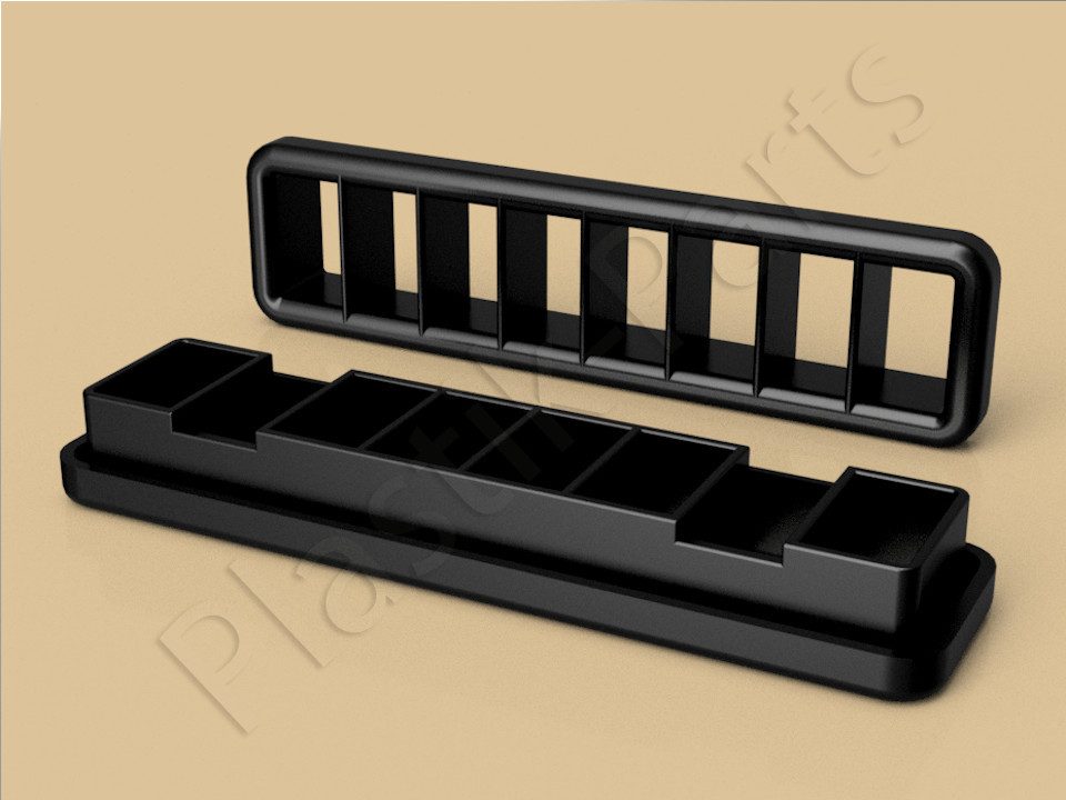 Plastik Parts Frontscheibenabdeckung Düsengitter Abdeckung Lüftungsgitter Türverkleidung Case IHC 3233540