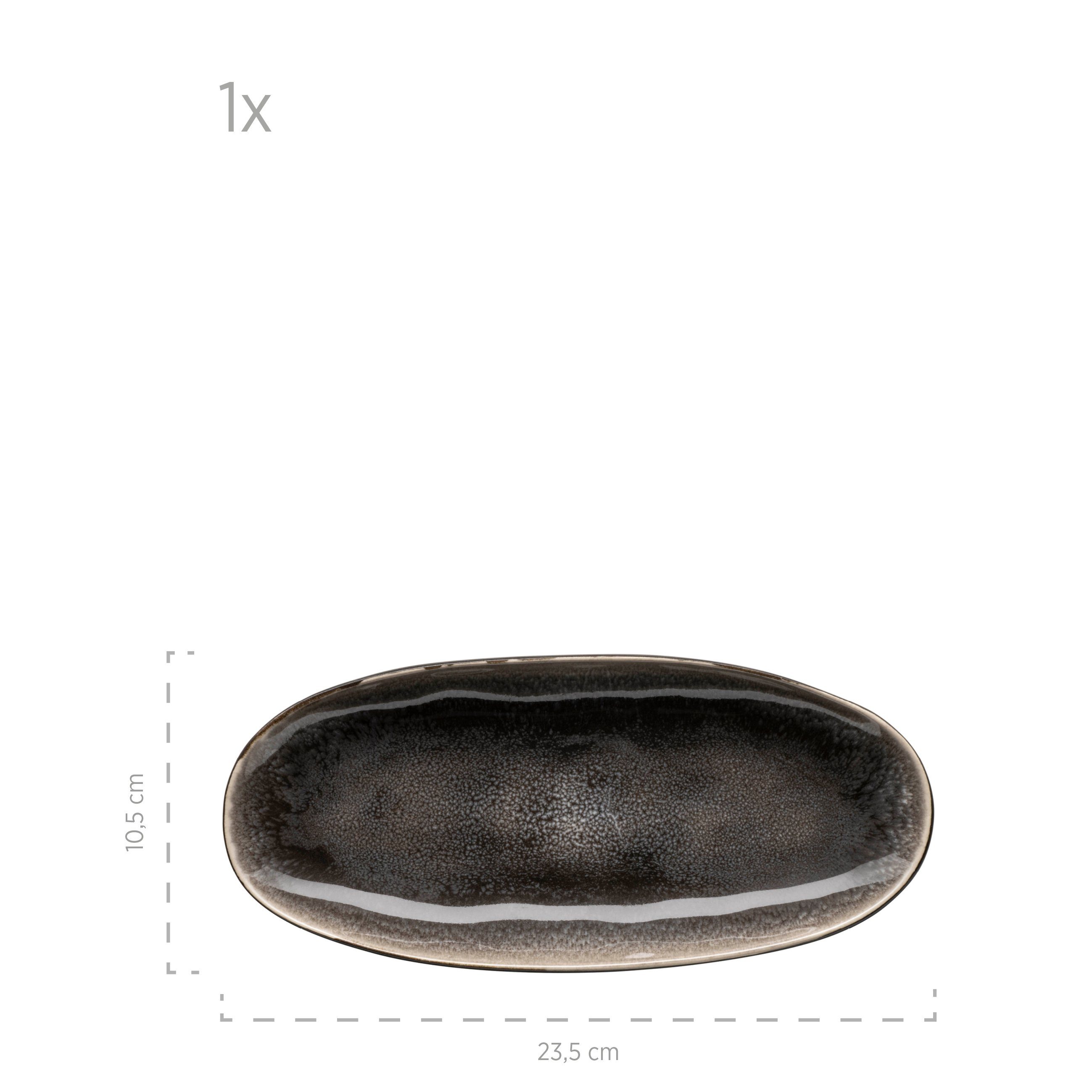 MÄSER Servierplatte Niara Organic, Steinzeug, (3-tlg)