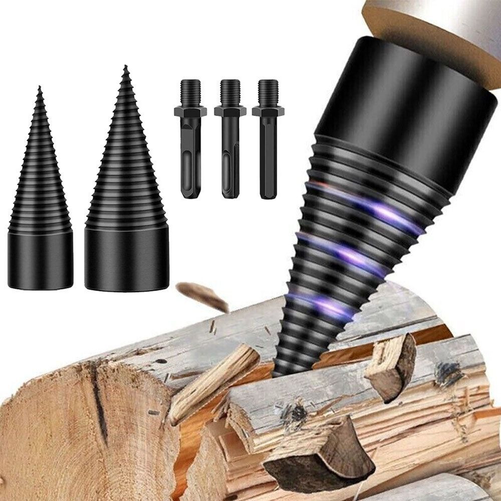 PRIISF Elektroholzspalter Holzspalter Bohrer Brennholzbohrer Schraube Kegel günstig online kaufen