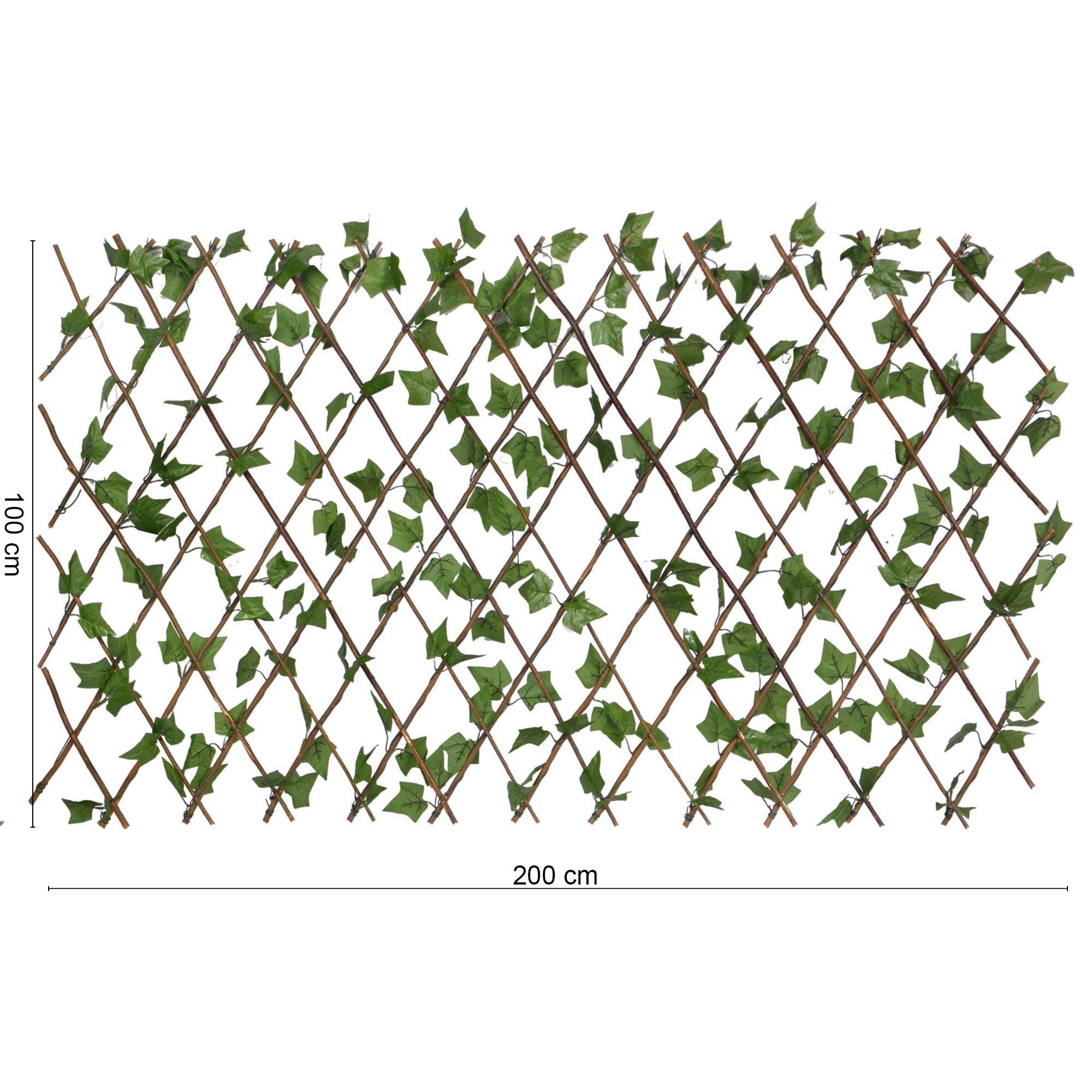 UNUS GARDEN Balkonsichtschutz Rankgitter Weide mit günstig online kaufen