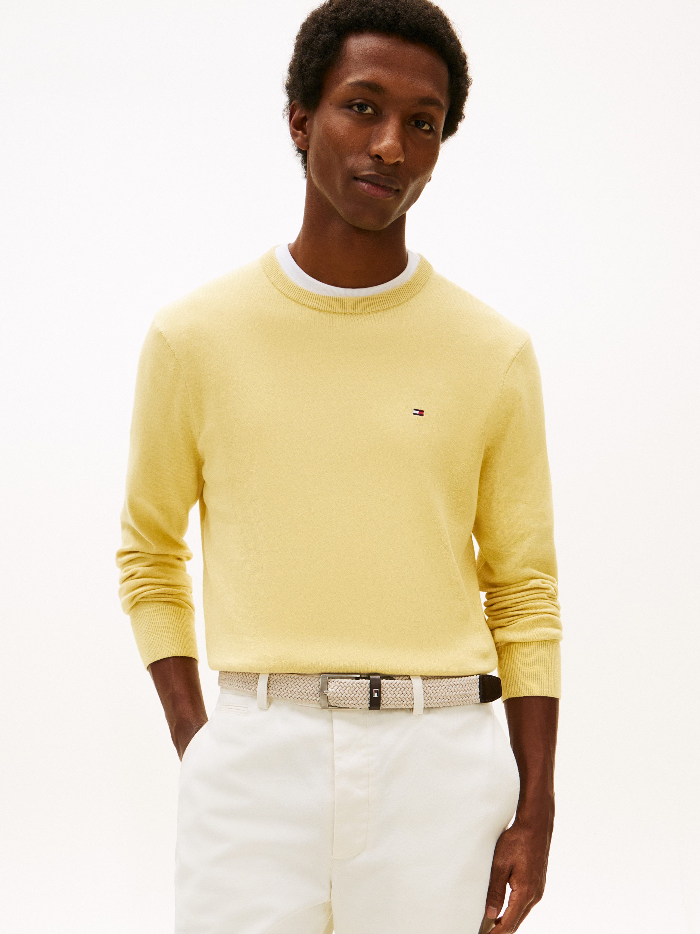 Tommy Hilfiger Rundhalspullover ESSENTIAL COTTON CREW NECK Crewneck Regular günstig online kaufen