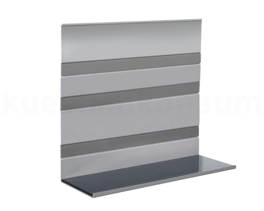 Kesseböhmer Ablageregal Linero MosaiQ Universalablage 300 titangrau 350 x 110 x 300 mm