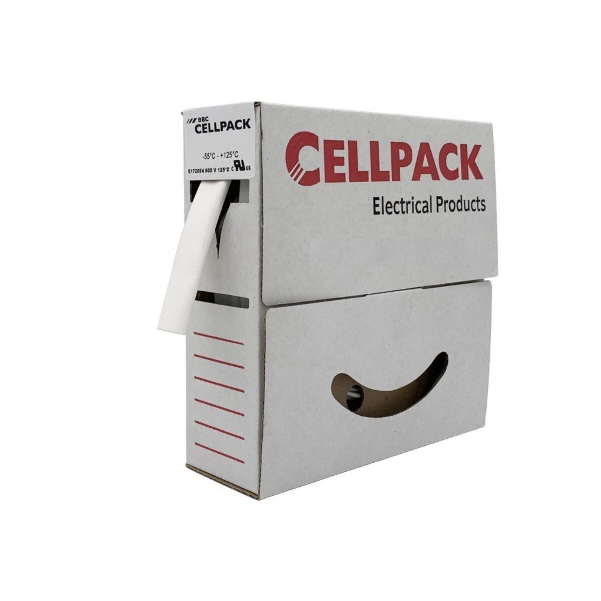CellPack Cellpack Schrumpfschlauch-Abrollbox SB/18-6/weiß/ 7m Computer-Kabel