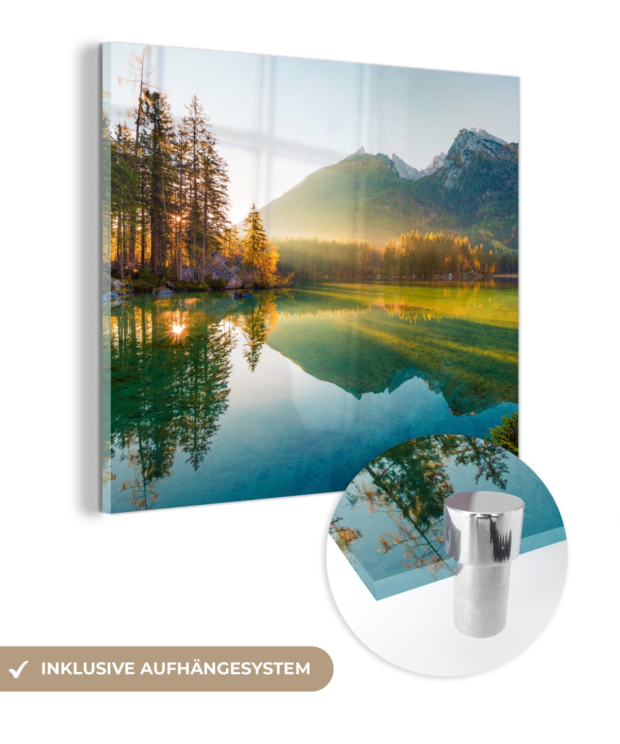 MuchoWow Acrylglasbild See - Wald - günstig online kaufen