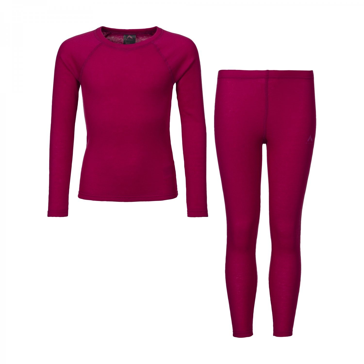 McKINLEY Funktionsunterhemd Yahto II/Yaal II Kinder Skiunterwäschenset  dunkles pink | Funktionsunterhemden