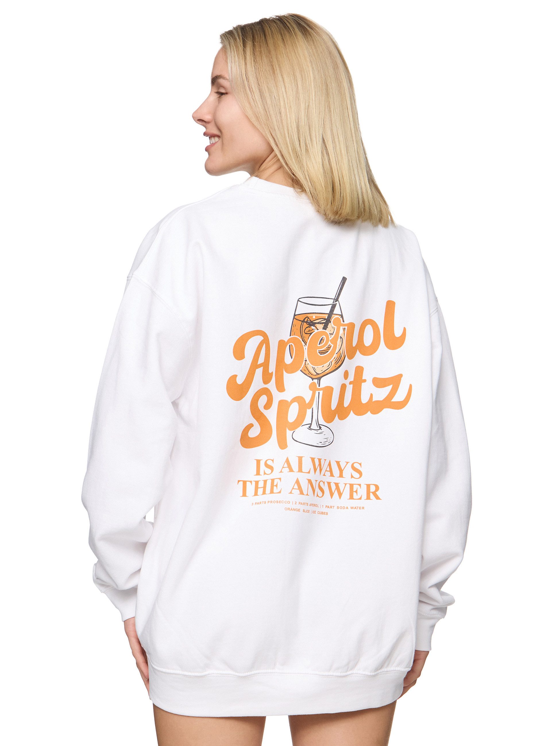 Worldclassca Sweatshirt Worldclassca Oversized Sweatshirt Aperol Spritz Pri günstig online kaufen
