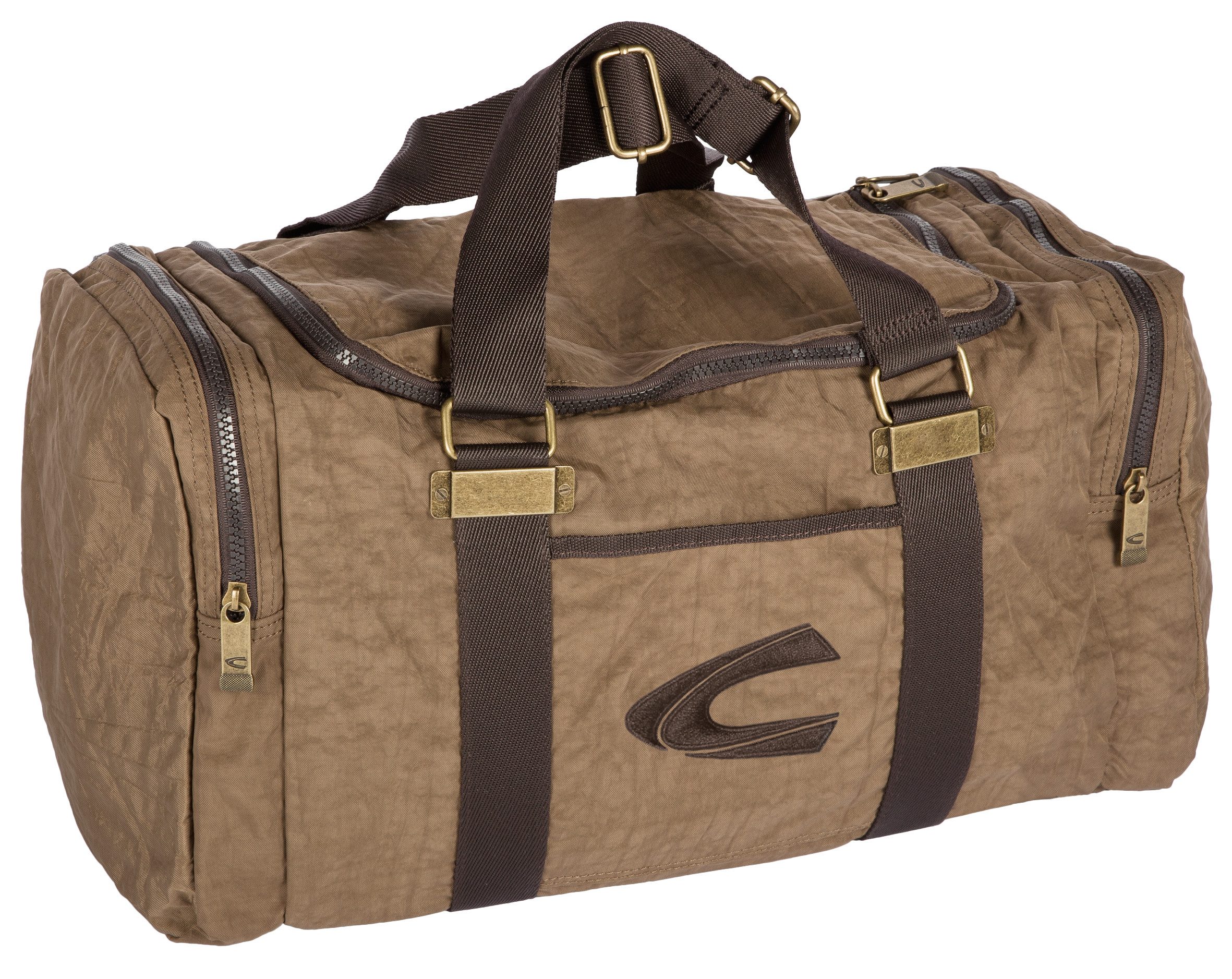 camel active Weekender Journey, Unisex Reisetasche mit vielen Funktionen und Logostickerei