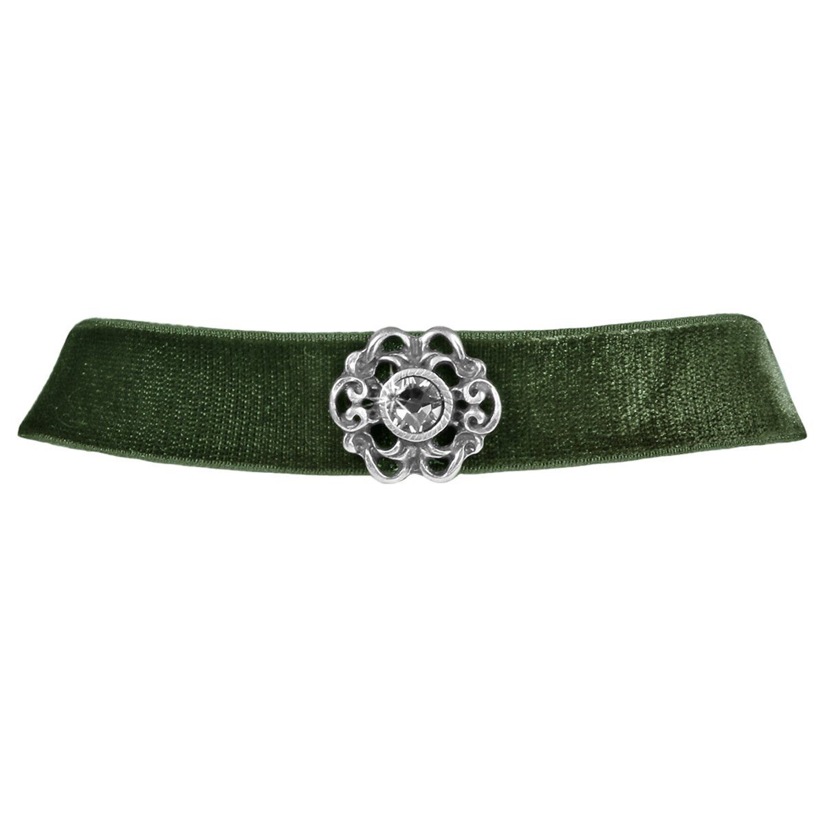 LUISIA® Kette mit Anhänger LUISIA Samt Kropfband Annina mit Ornament und Kr günstig online kaufen