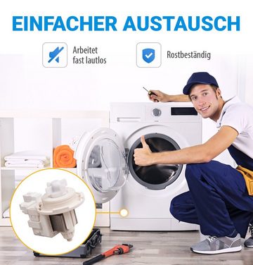 VIOKS Wasserpumpe Magnet Laugenpumpe Ersatz für Miele 6239564 30W, für Waschmaschine