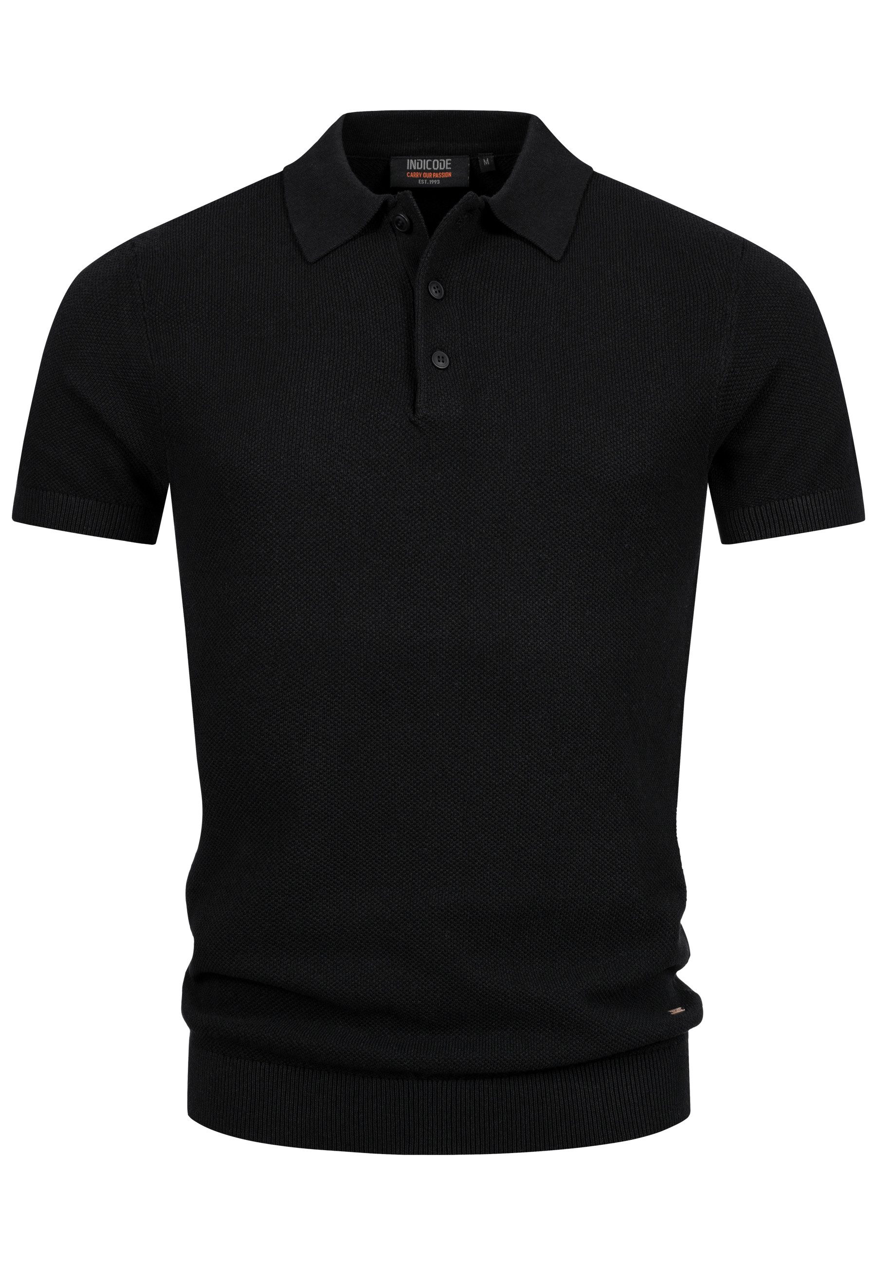 Indicode Poloshirt INVorm mit dezent strukturierter günstig online kaufen