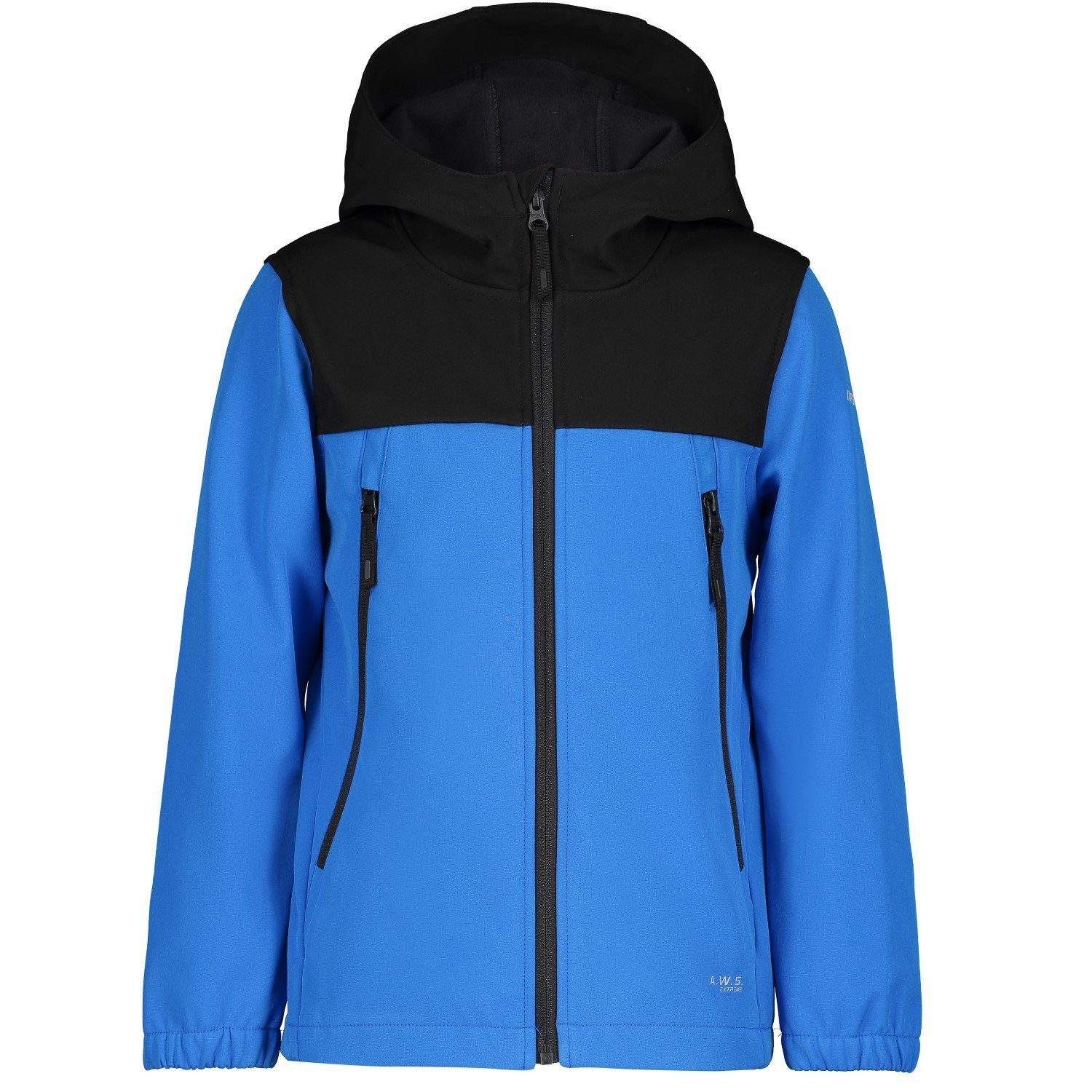 Icepeak Funktionsjacke Softshelljacke Kinder Konan Jr mit Kapuze Blau | Übergangsjacken