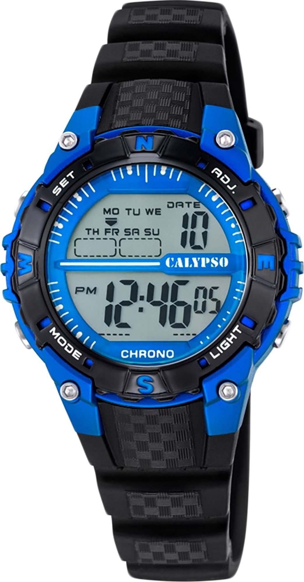 CALYPSO WATCHES Digitaluhr Calypso Unisex Uhr K5684/5 Kunststoffband, (Digitaluhr), Damen, Herren Armbanduhr rund, PURarmband schwarz, Sport