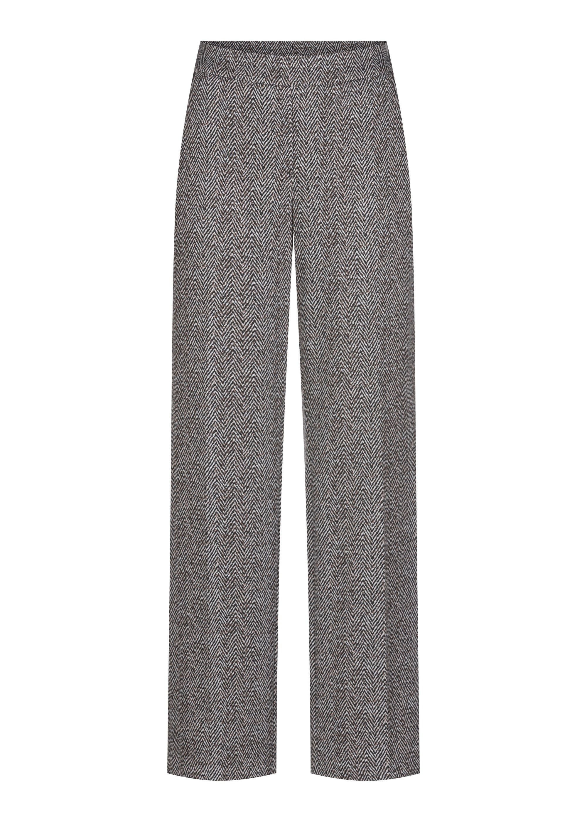 Stehmann Stoffhose Flanna mit Fischgrätmuster