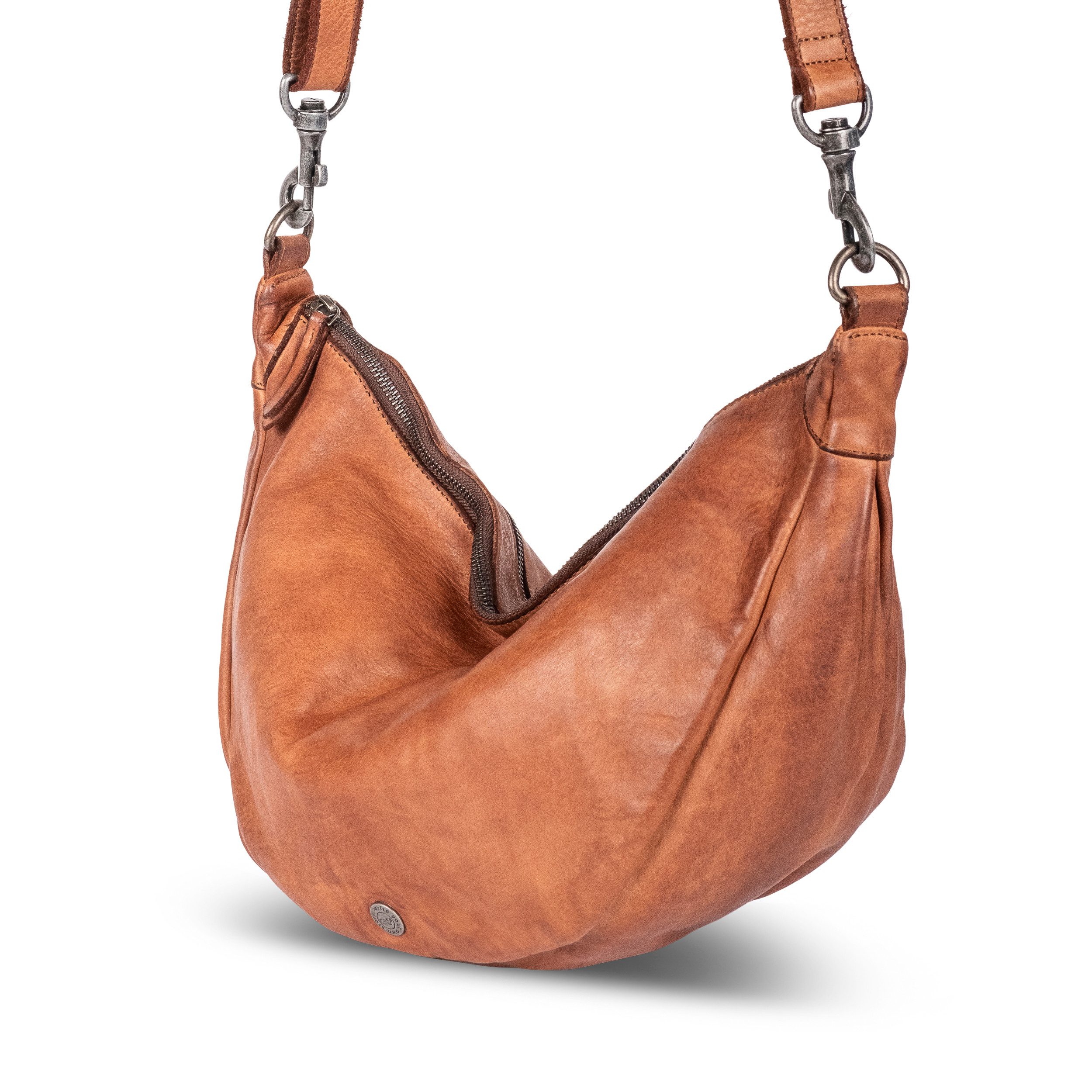 Cas8 Umhängetasche in halbmondform - Moonbag für Damen aus premium Leder günstig online kaufen