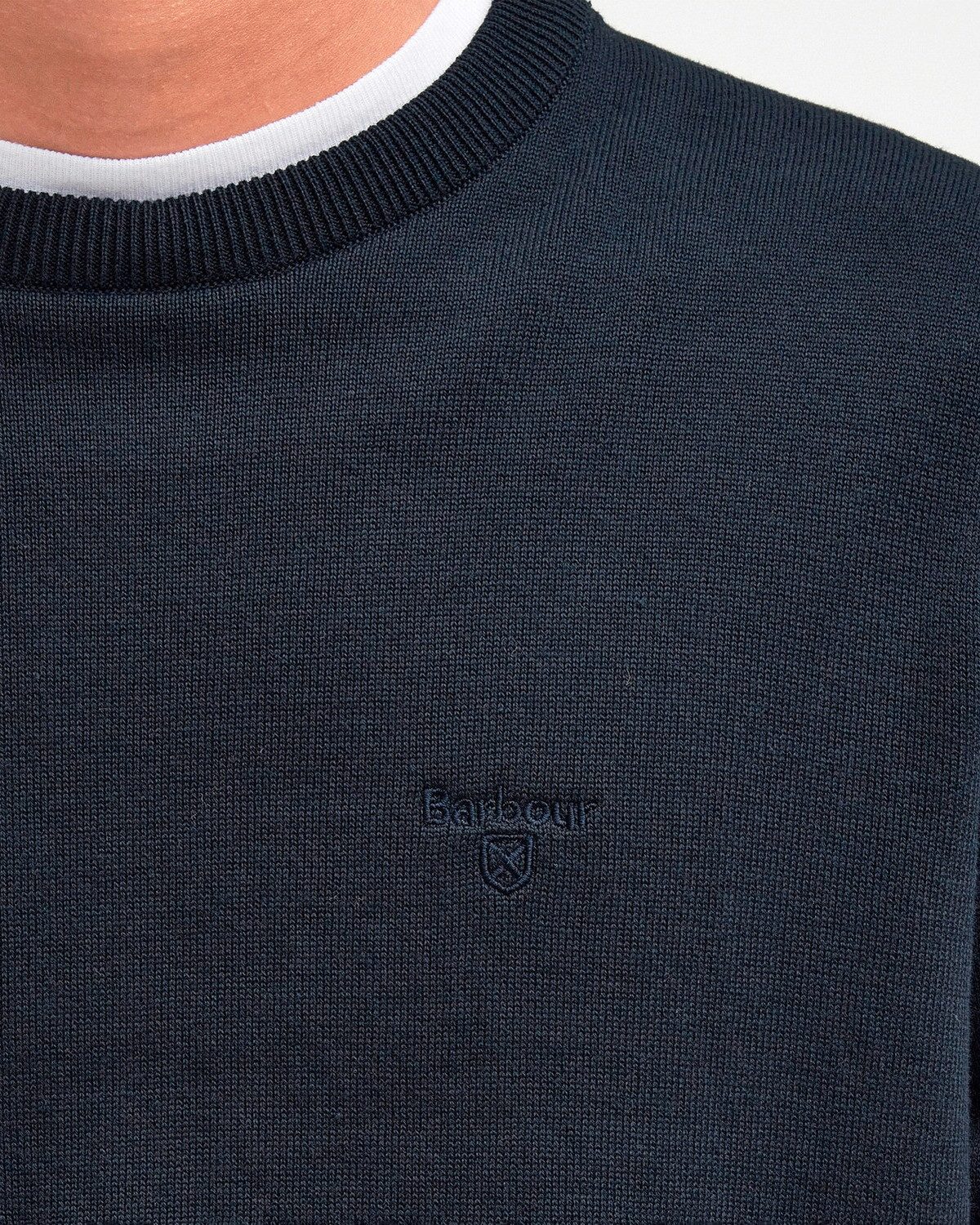 Barbour Strickpullover Rundhals-Pullover Pima Cotton Crew günstig online kaufen
