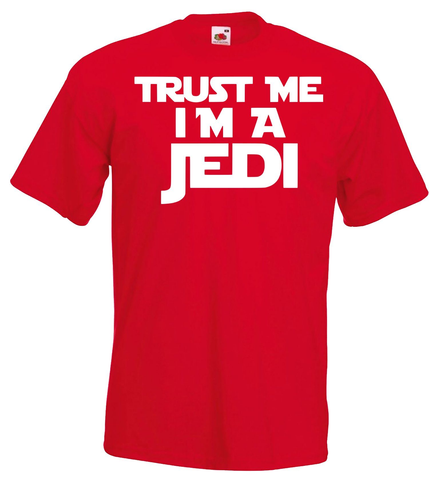 Youth mit T-Shirt me Jedi Designz Trust Spruch Herren Rot I'm T-Shirt a lustigen