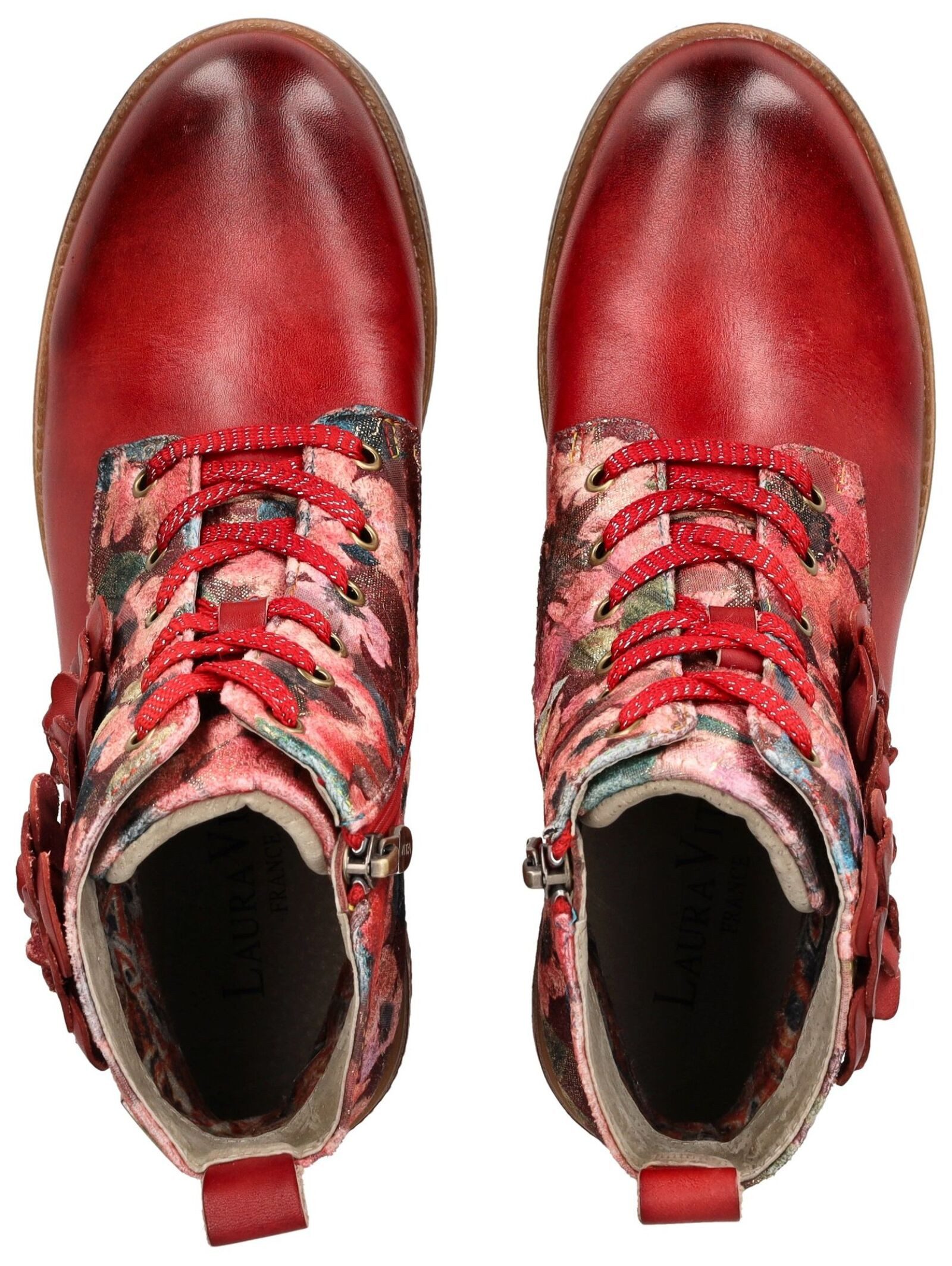 LAURA VITA LAURA VITA Stiefelette Leder/Textil Schnürstiefelette