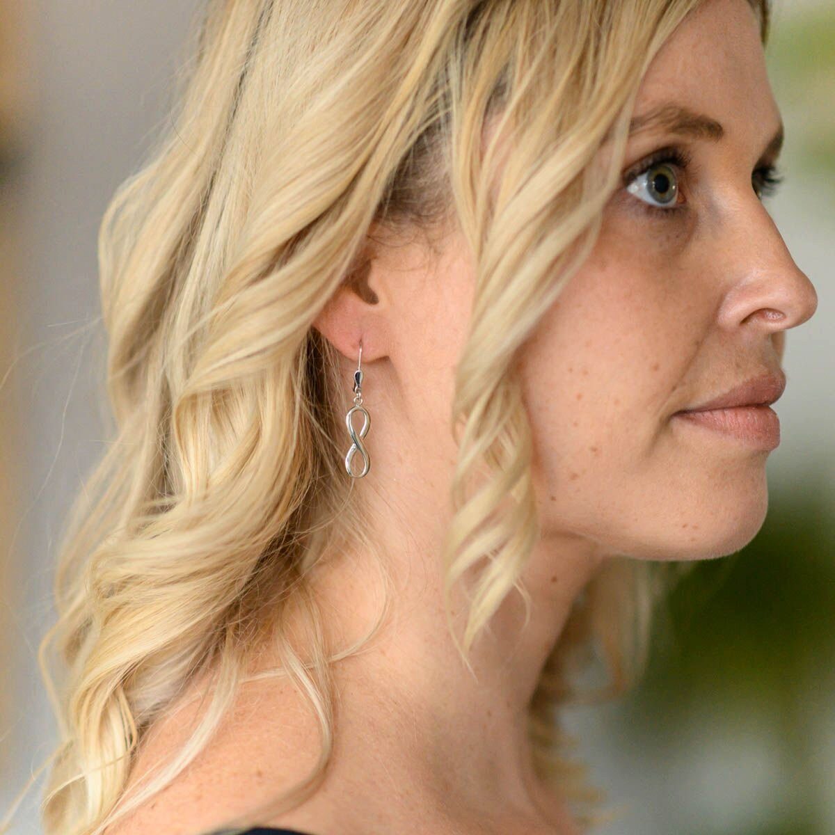 Materia Paar Ohrhänger Damen Silber Unendlichkeit / Infinity Symbol Ohrring günstig online kaufen