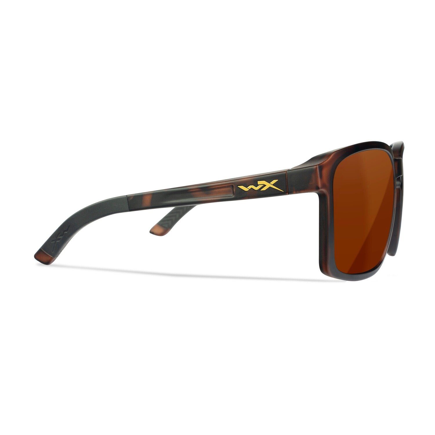 Sonnenbrille X Brille Bronze Polarisierend CAPTIVATE™ Spiegel Gläser: Alfa WX Wiley