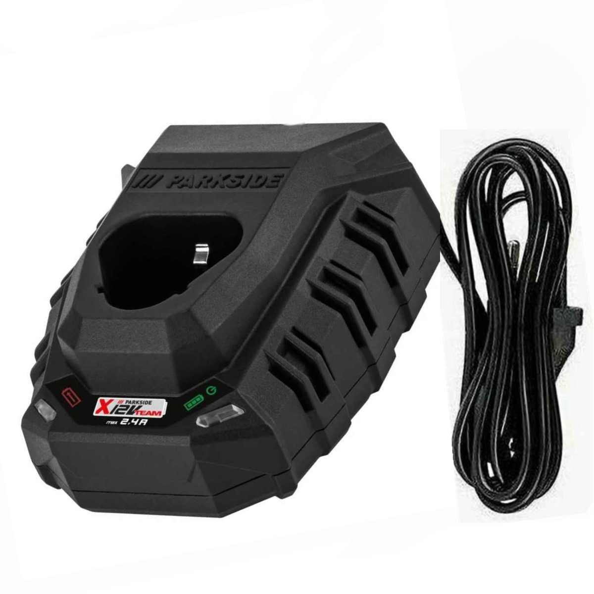Parkside Parkside 12V Akku Ladegerät PLGK 12 A3 für X12V Team Serie Batterie-Ladegerät