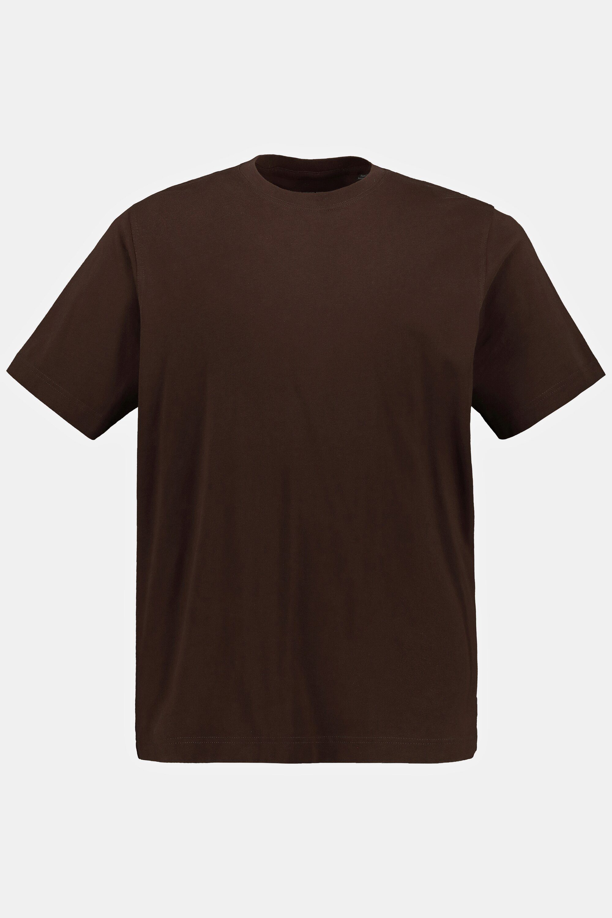 JP1880 T-Shirt T-Shirt Basic Rundhals mahagonibraun bis Baumwolle 8XL gekämmte