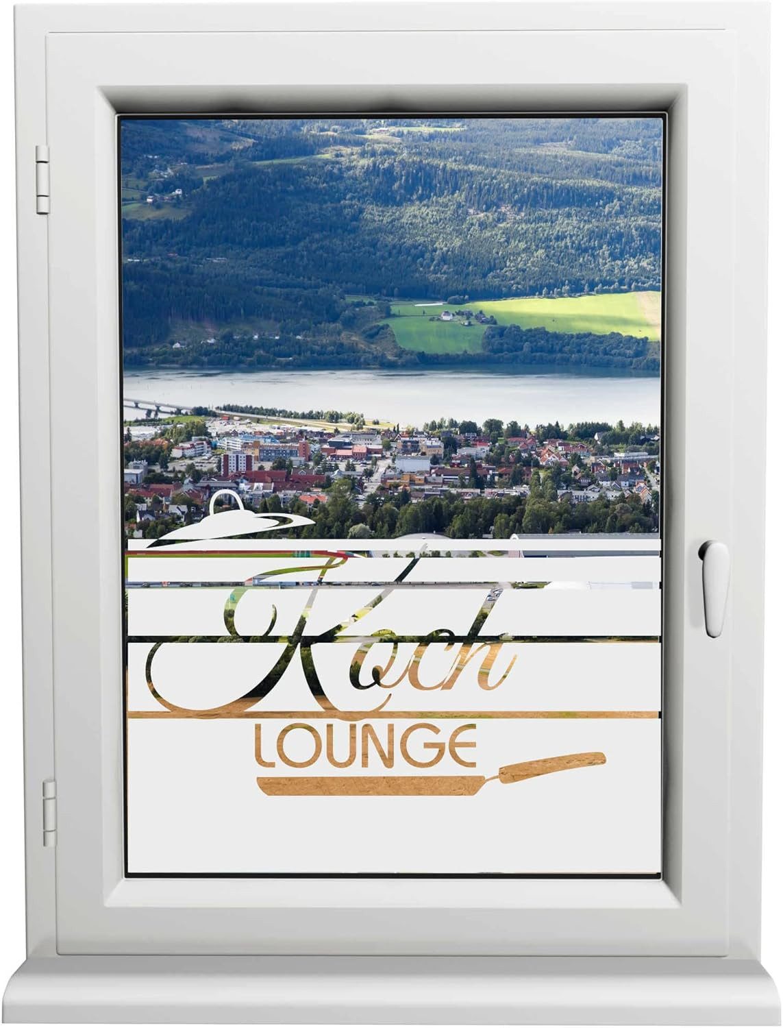 INDIGOS UG Fensterfolie Glasdekorfolie Koch Lounge günstig online kaufen