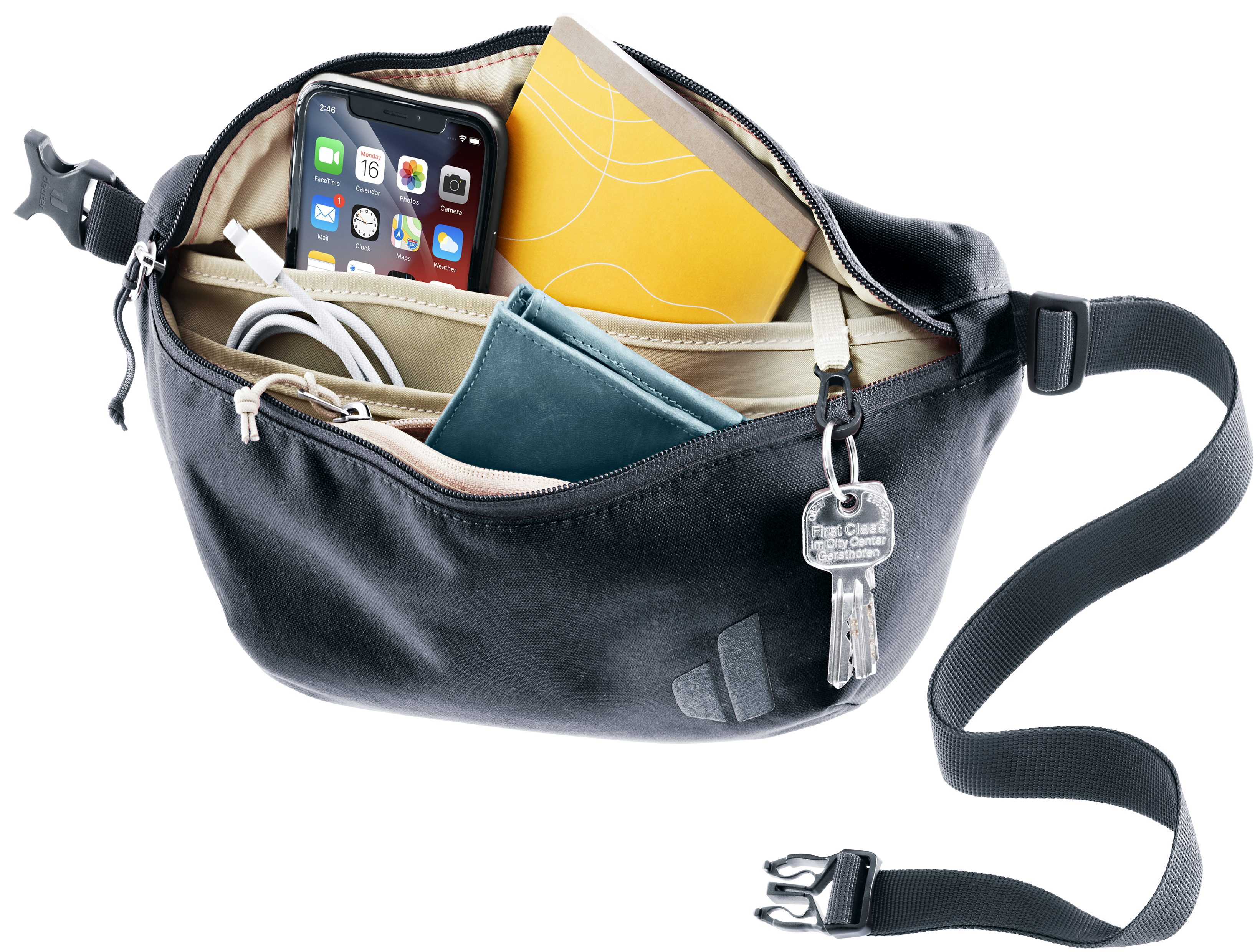 deuter Umhängetasche AVENGO ORGANIZER, One Size, mit geräumigem Hauptfach, Schlüsselclip