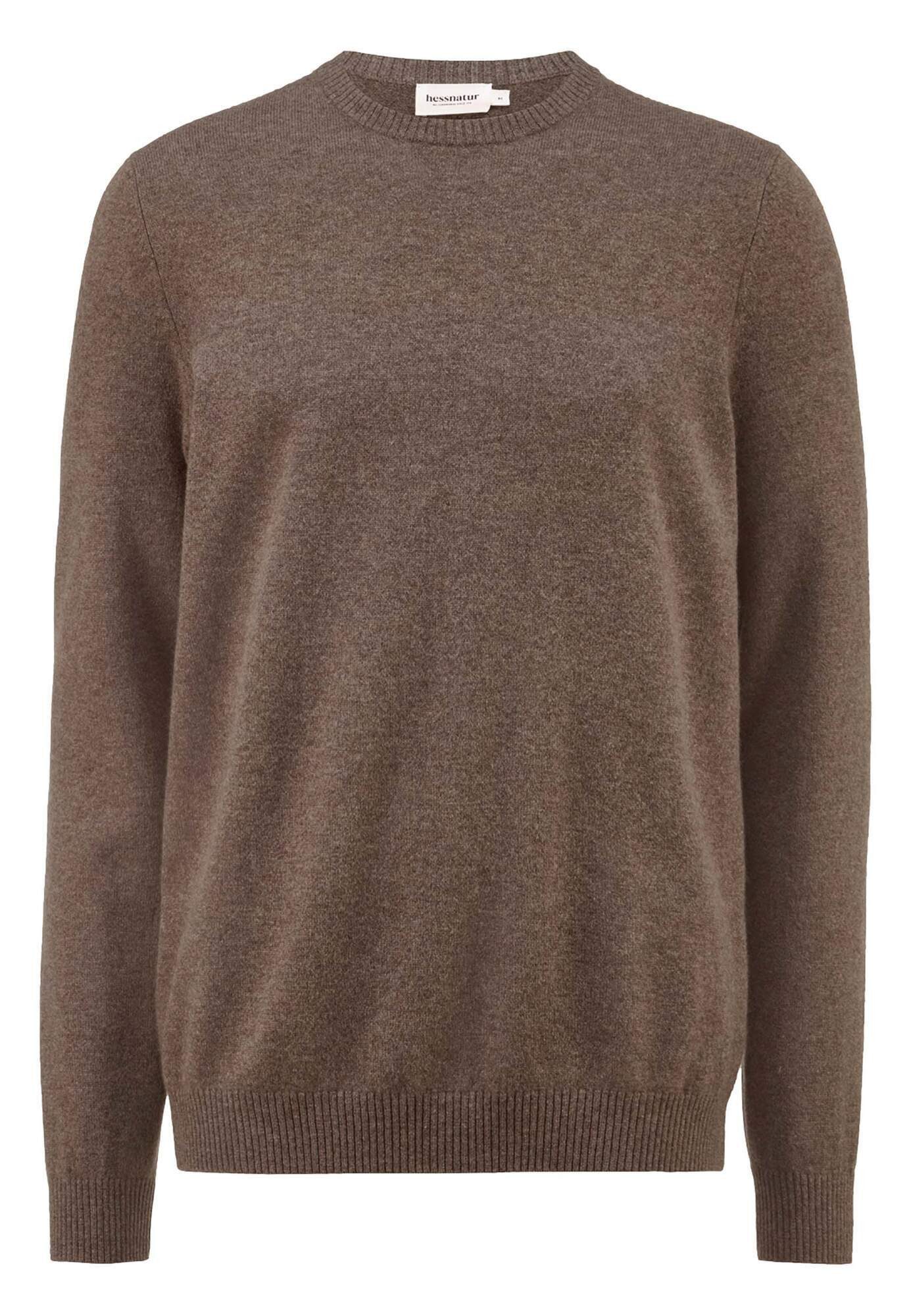 Hessnatur Strickpullover Regular aus Bio-Merinowolle mit Kaschmir (1-tlg)