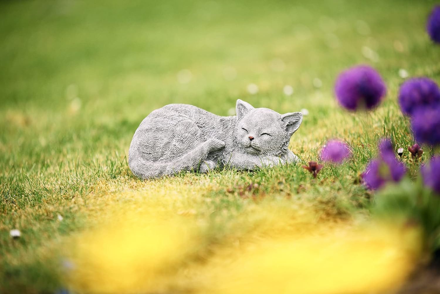 Stone and Style Gartenfigur Frostfeste Steinfigur Katze Melina