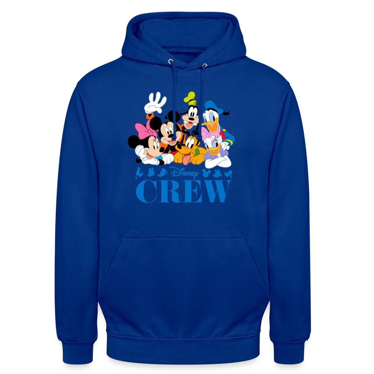 Hoodie Mickey & Minnie Pluto Goofy Daisy Donald Crew Unisex Hoodie