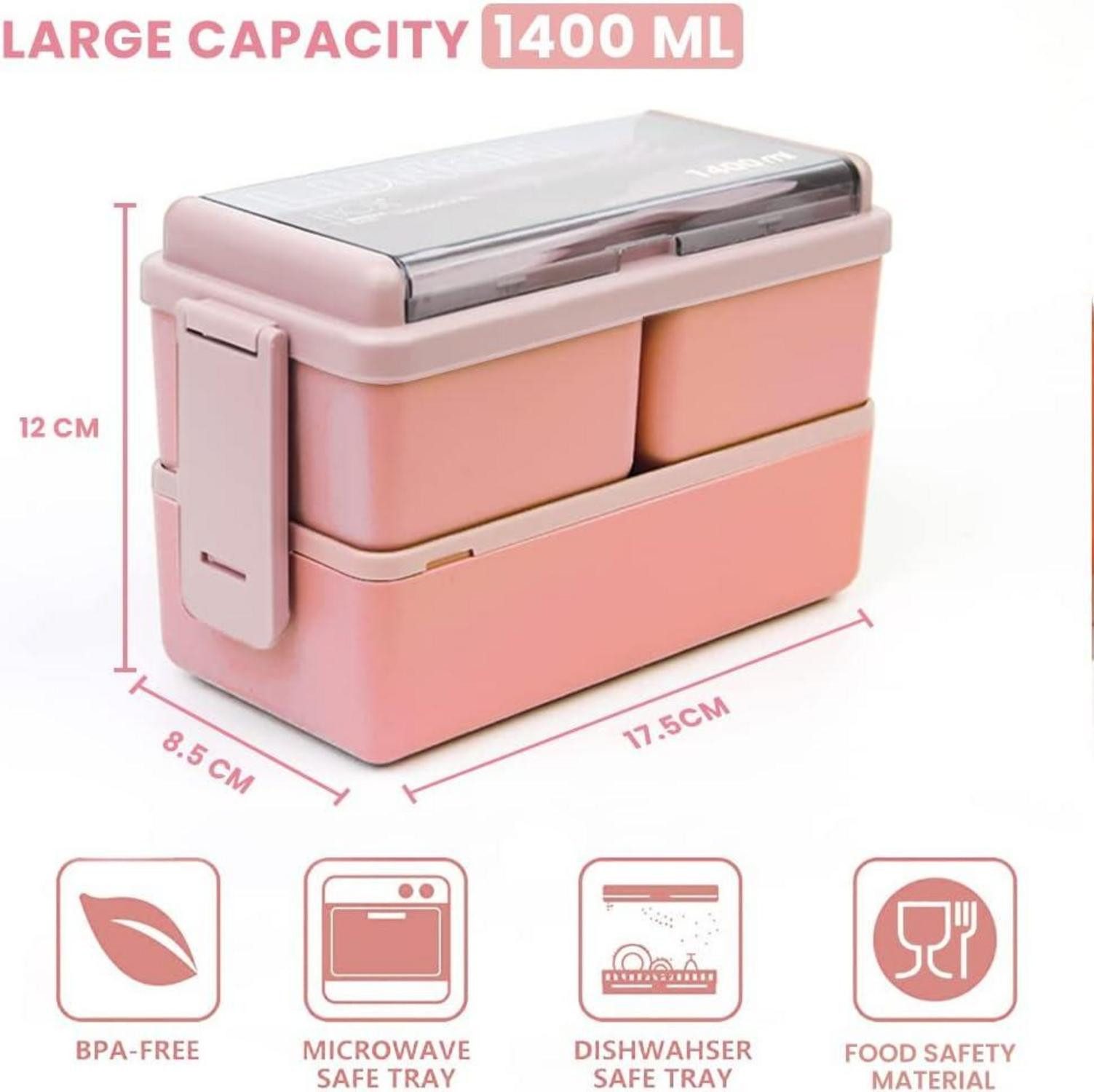 LuxusKollektion Aufbewahrungsbox Brotdose Kinder 1400ML Lunchbox günstig online kaufen