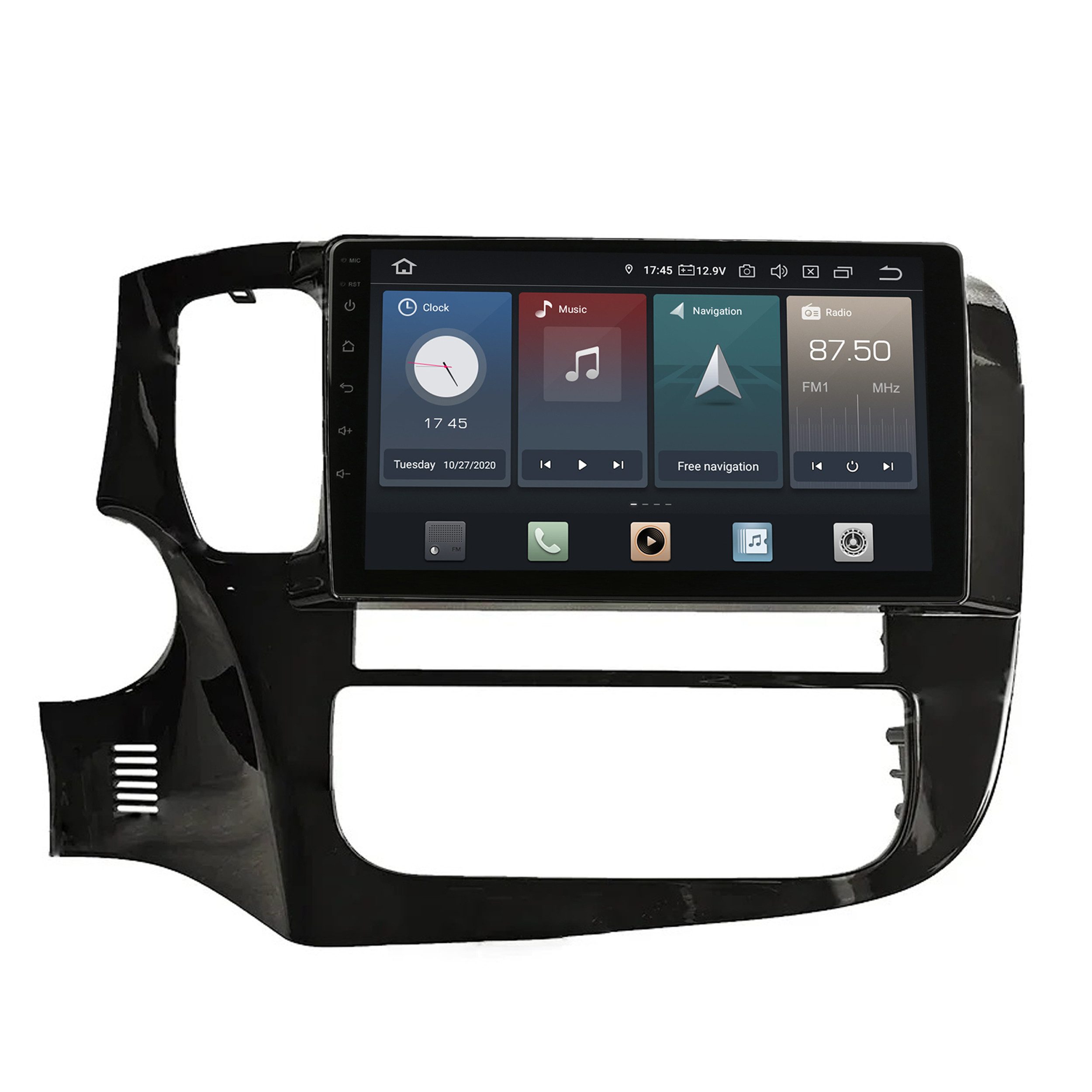 TAFFIO Für Mitsubishi Outlander 3 III CW0 9" Touch Android Radio GPS CarPlay Einbau-Navigationsgerät