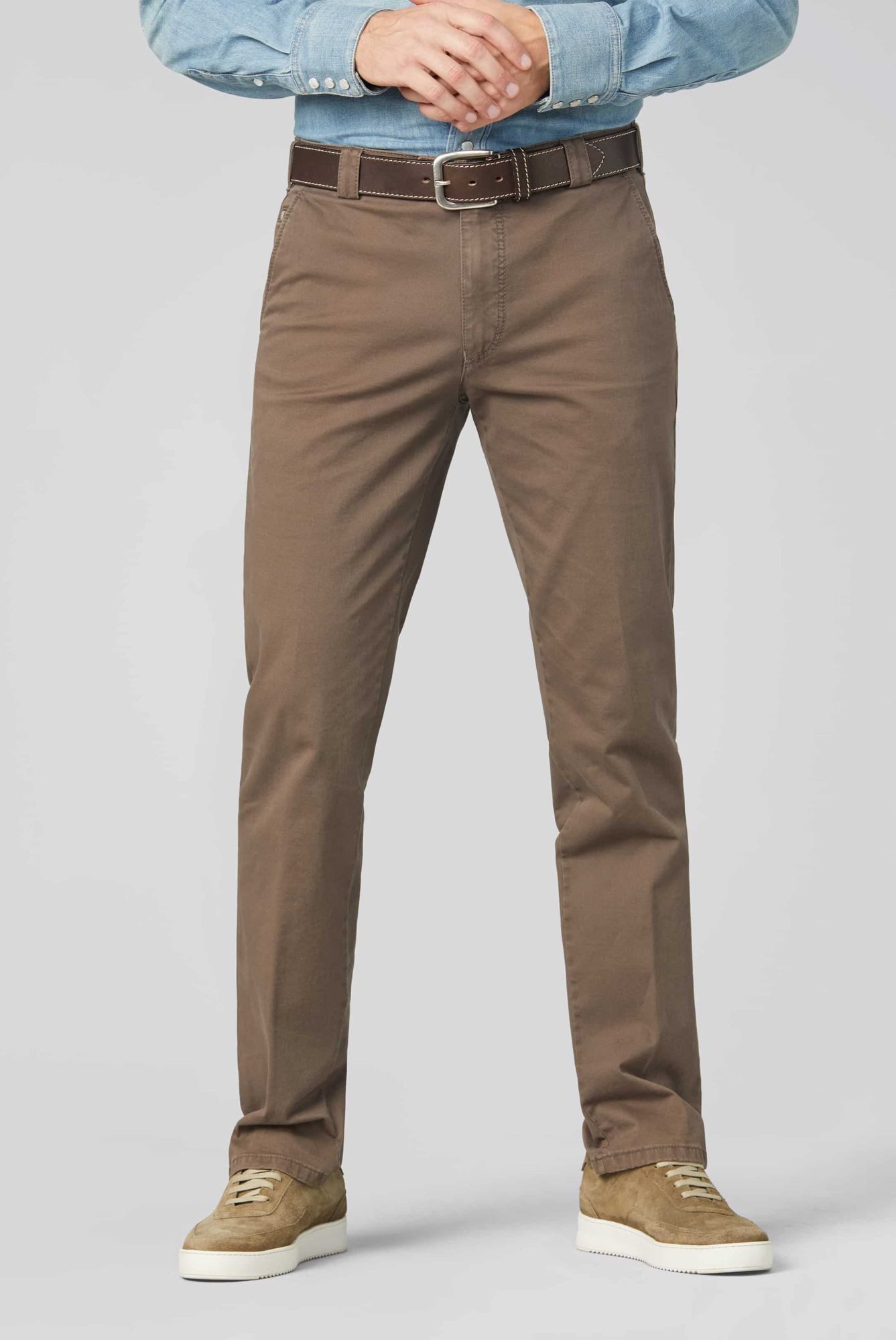 MEYER Chinos Roma mit Stretch-Dehnbund